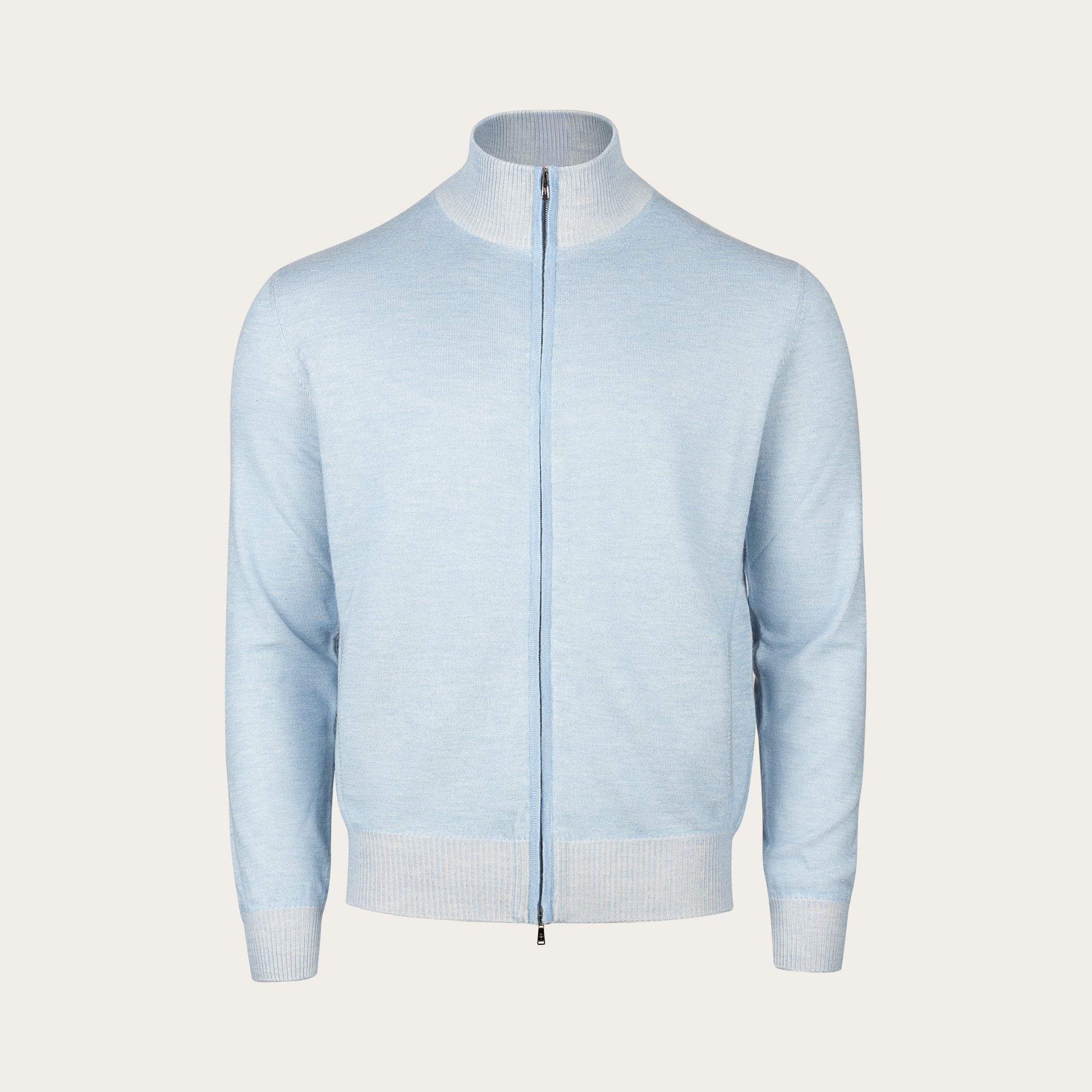 Bomber Cotton Cashmere Cardigan - Mandelli UK