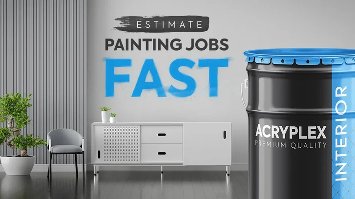 magic plan enabling faster painting job estimates and cost planning for interior renovation projects