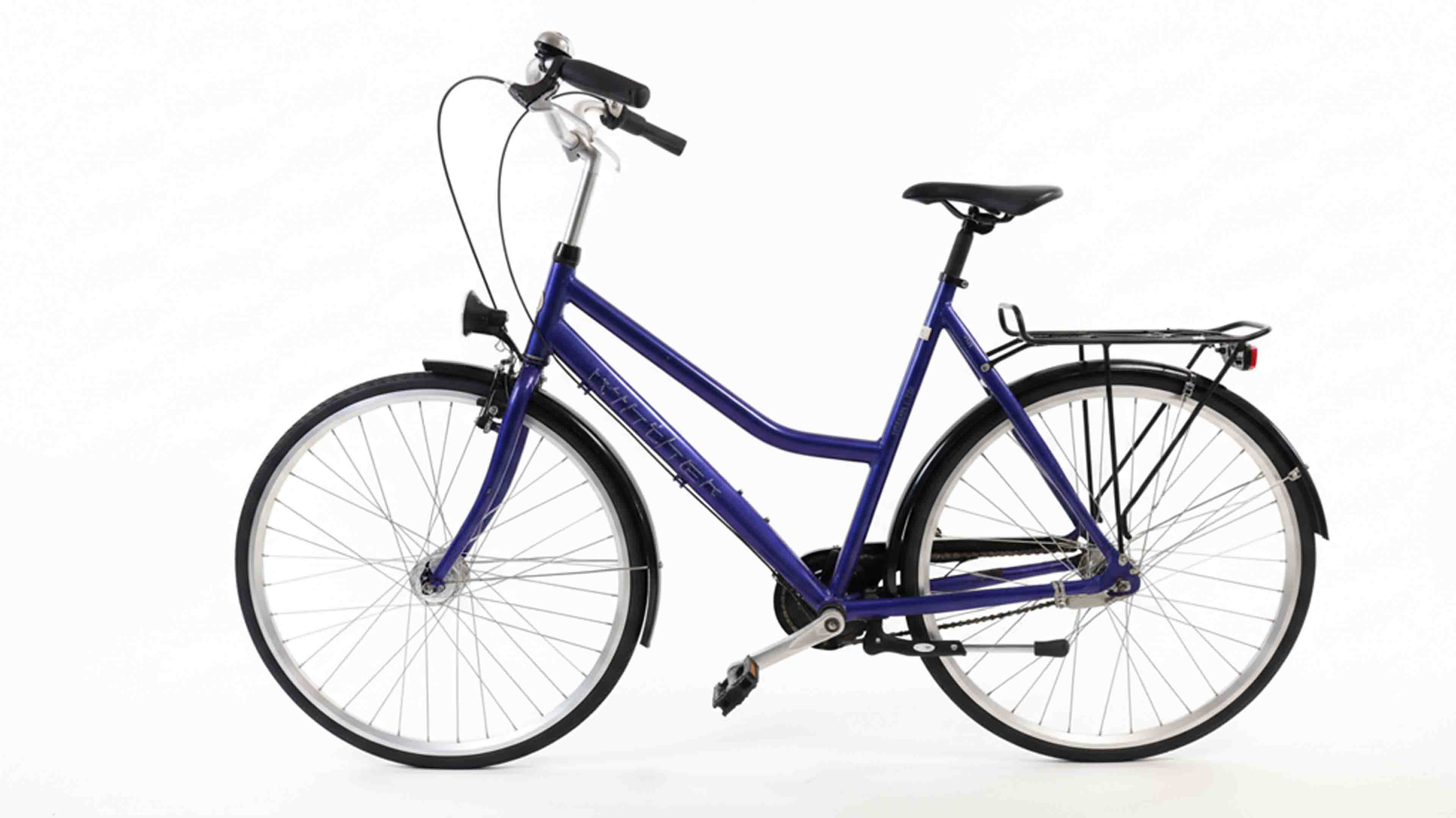 Blå damcykel 28 tum begagnad cykel used bikes cykelverkstad Uppsala