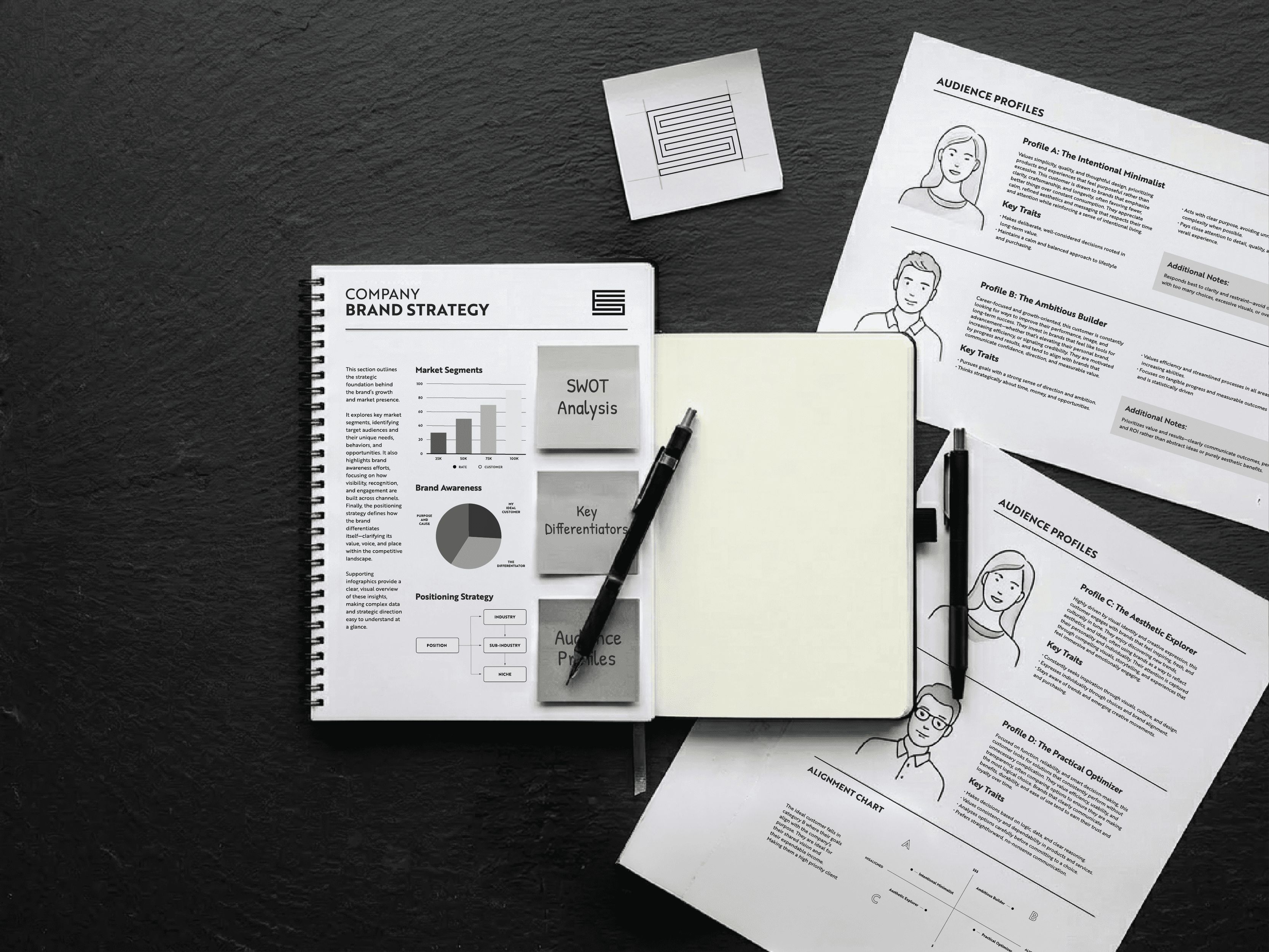 Brand Strategy Brand strategy service by Ethan Smith — positioning framework, audience definition, and messaging direction for businesses ready to grow