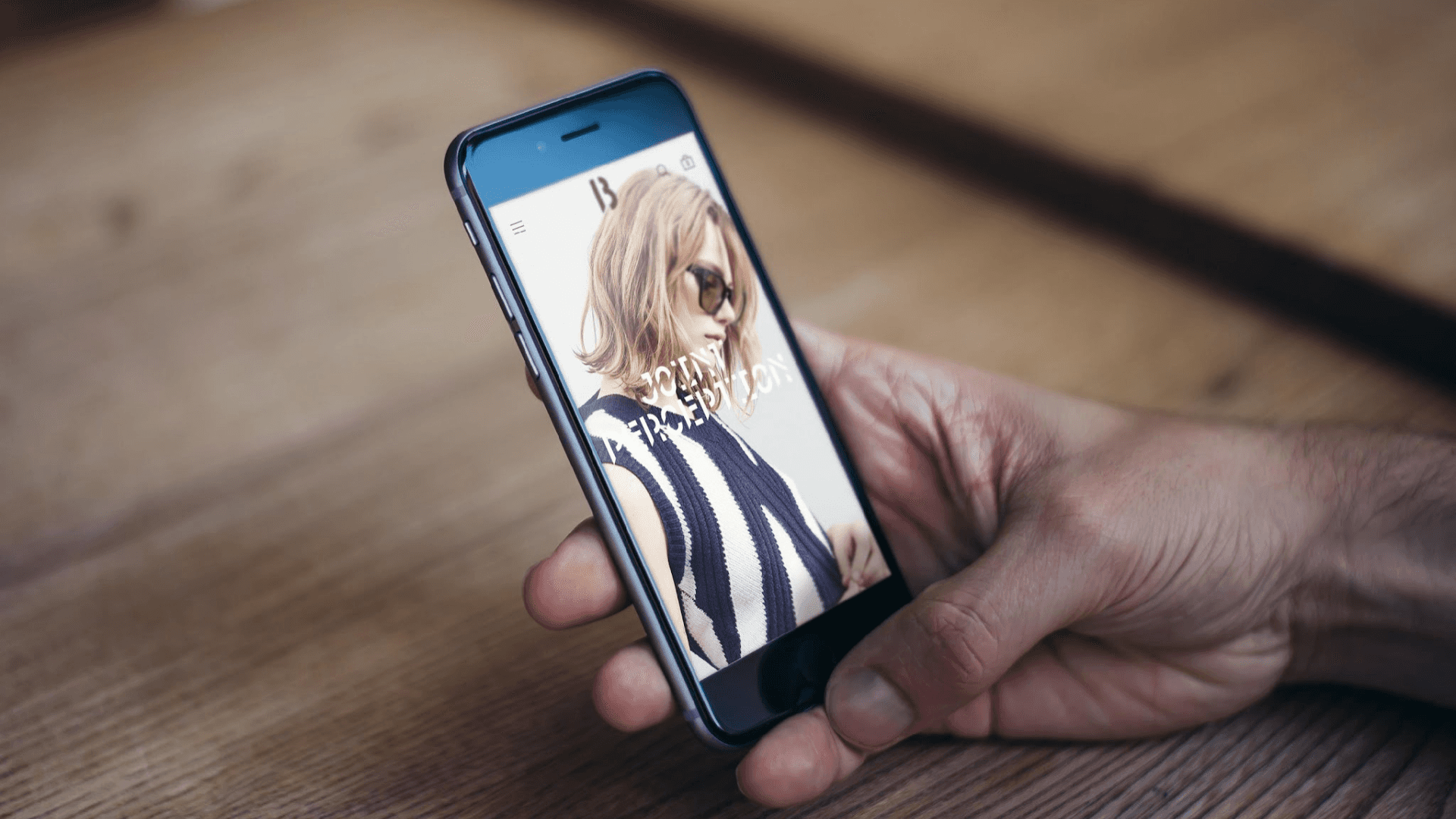 Byredo website on mobile