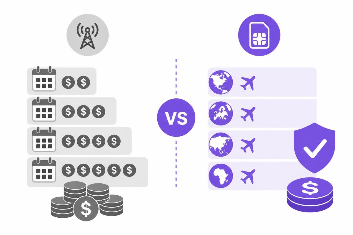 ESIM comparison for international travel