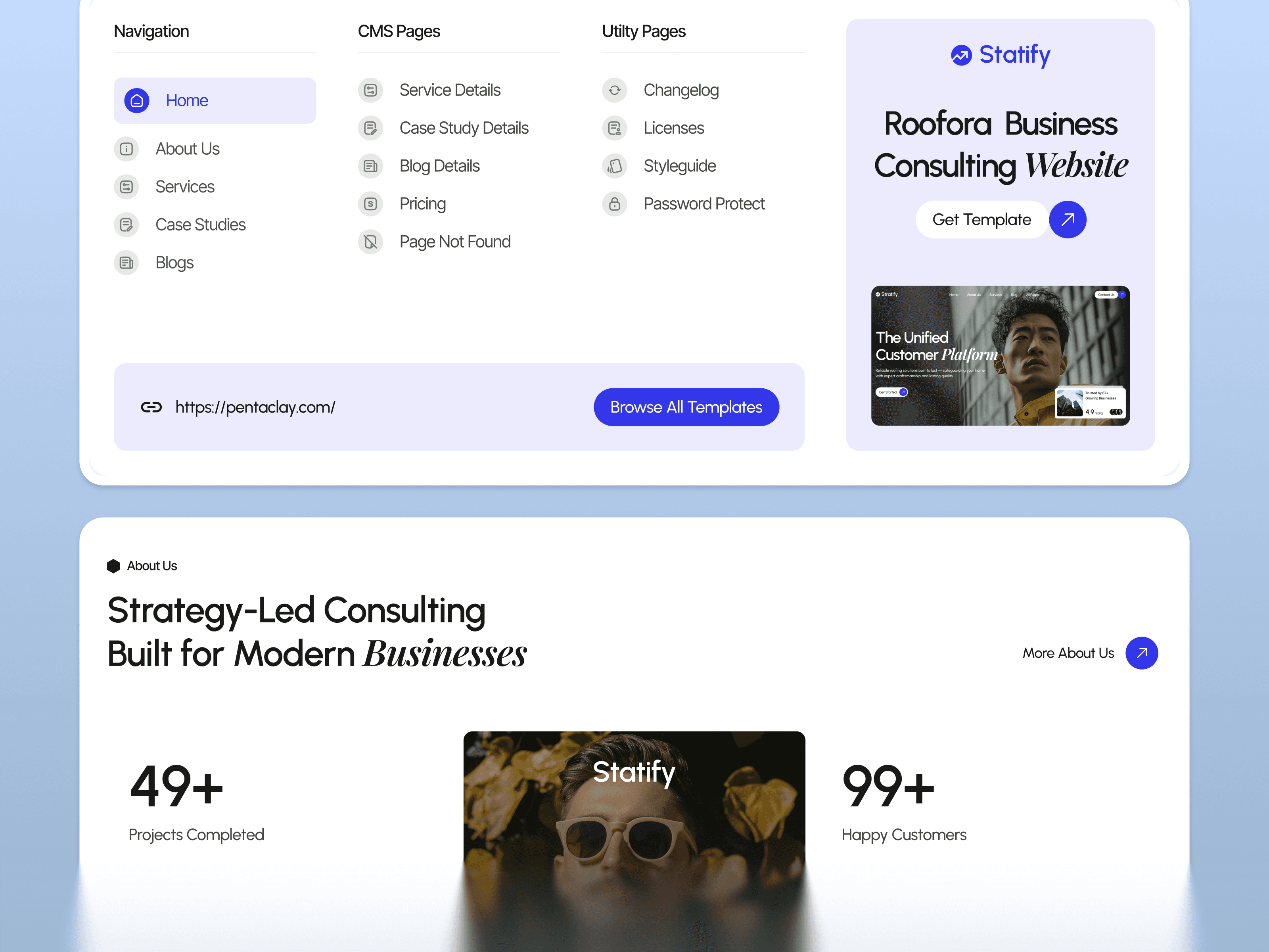 framer finance template