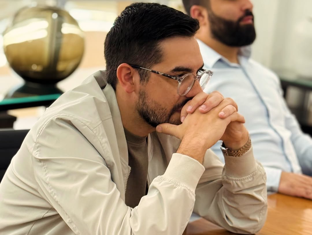 Office discussion scene