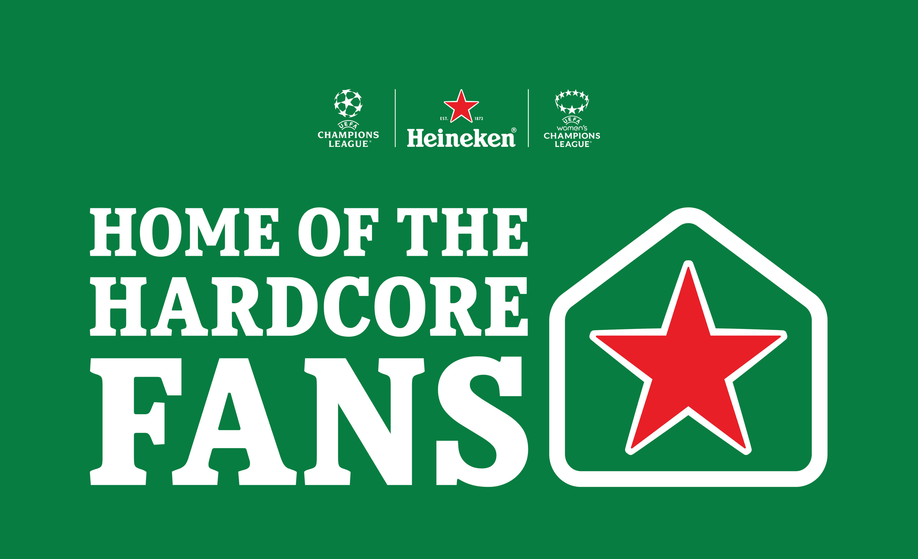 Logo design for Heineken project 'Home Of The Hardcore Fans' created by our team