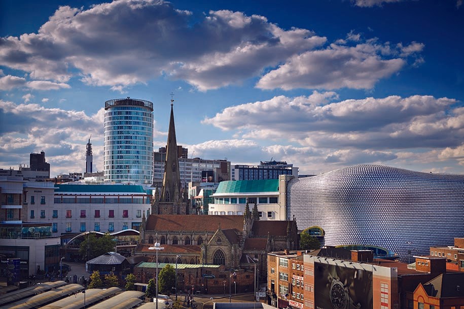 Birmingham city skyline