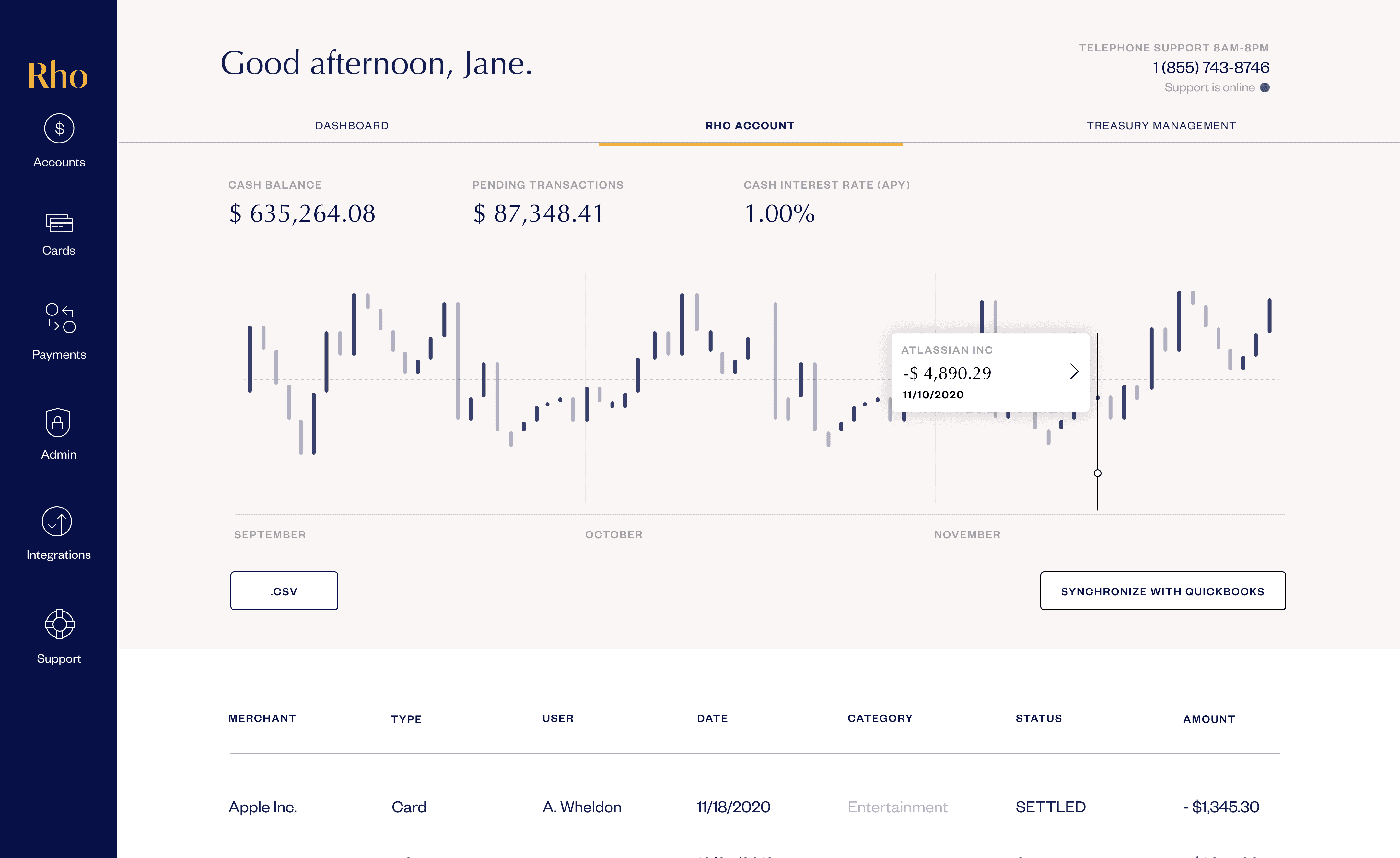 Rho project artifact 4