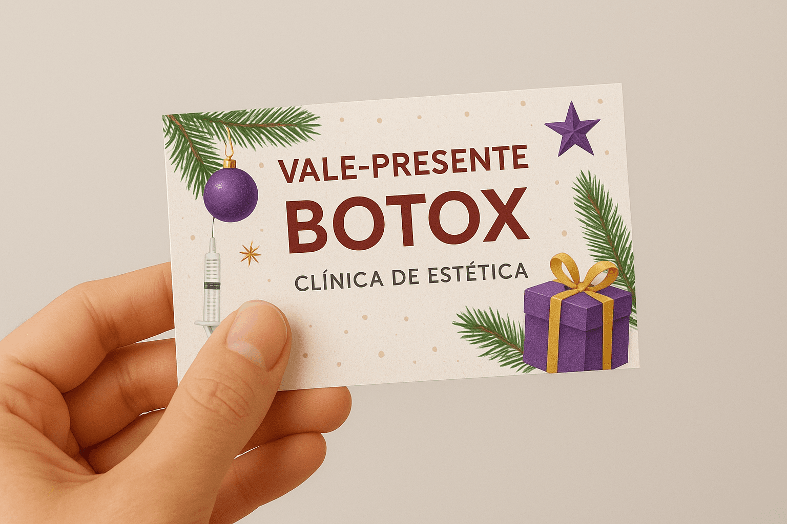 vale presente fim de ano na estetica