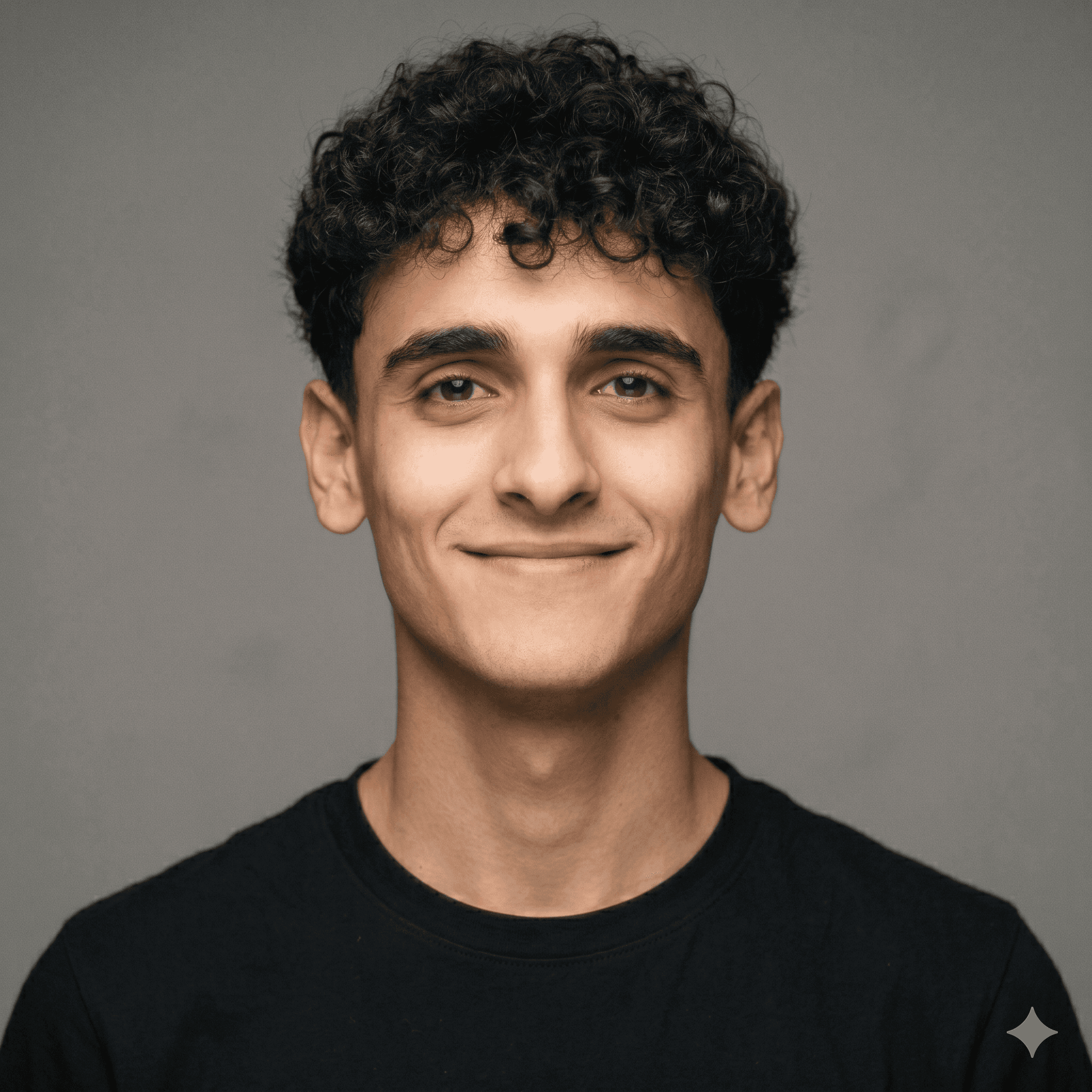 man wearing Henley top portrait