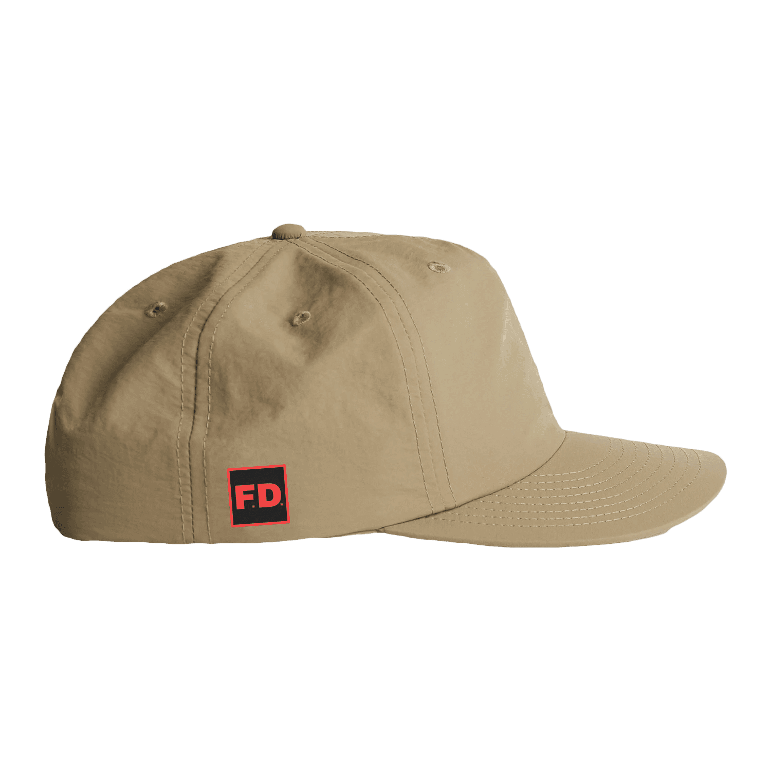 Fraud Department Nylon Surf Hat - Khaki - side