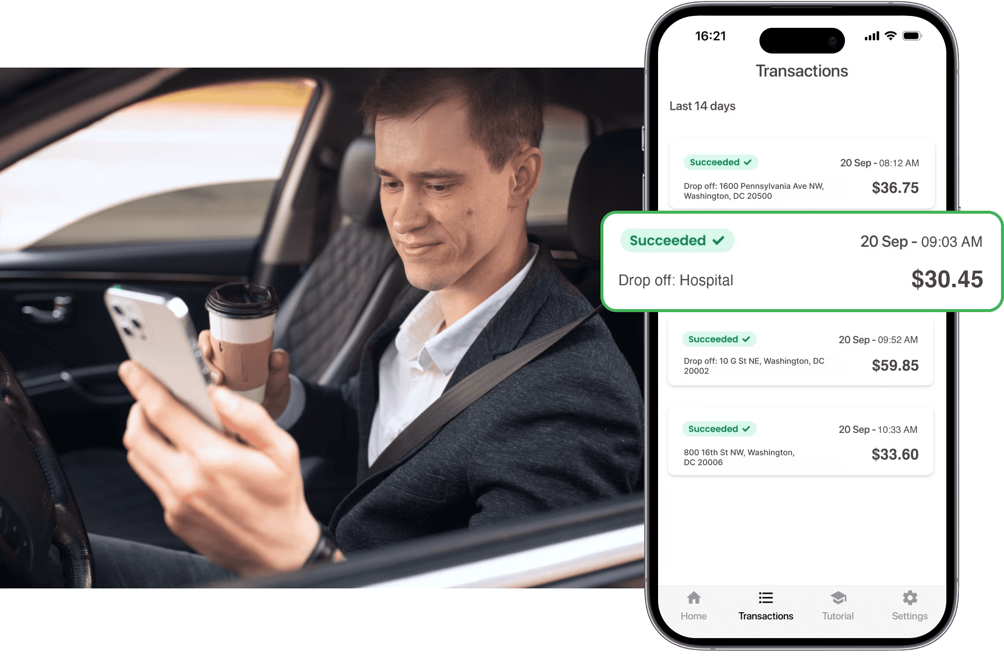 Track your earnings in real time