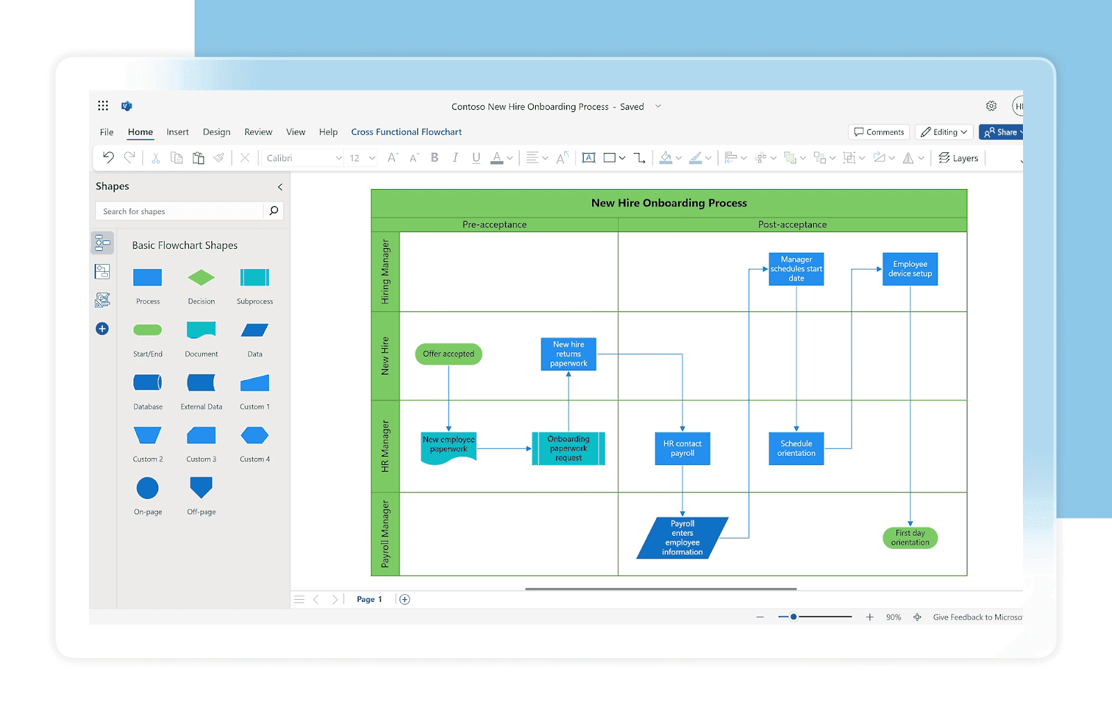 Microsoft Visio: Diagramming & Flowcharts