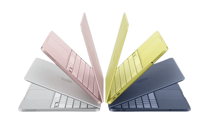 Apple MacBook Air colors lineup showing Apple’s affordable laptop strategy