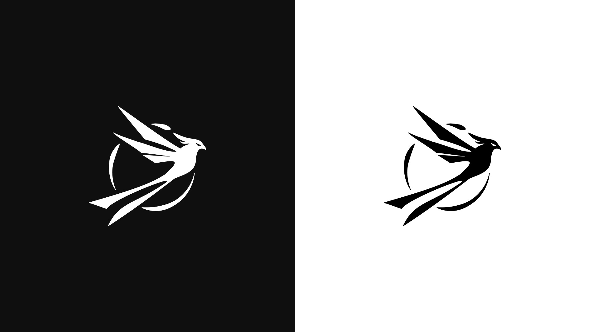 Bílá a černá varianta loga The Last Dawn