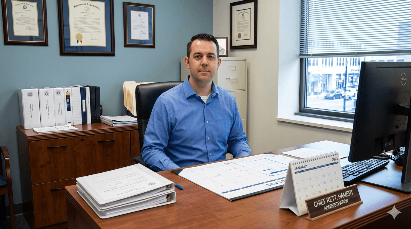 homme travail administratif