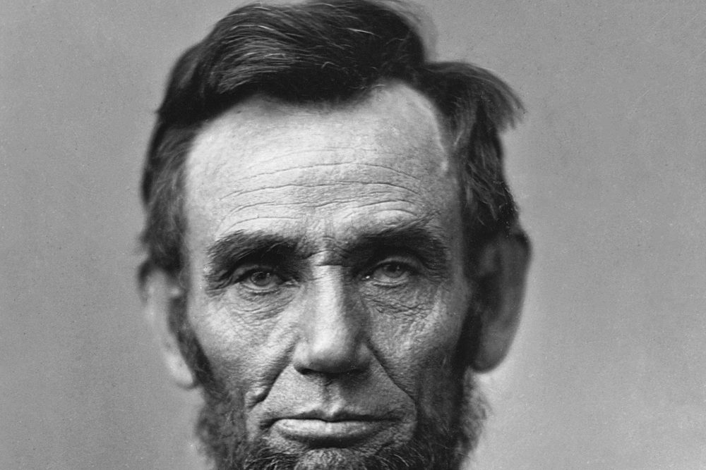 Portrait of Abraham Lincoln, who delivered the Gettysburg Address in 1863