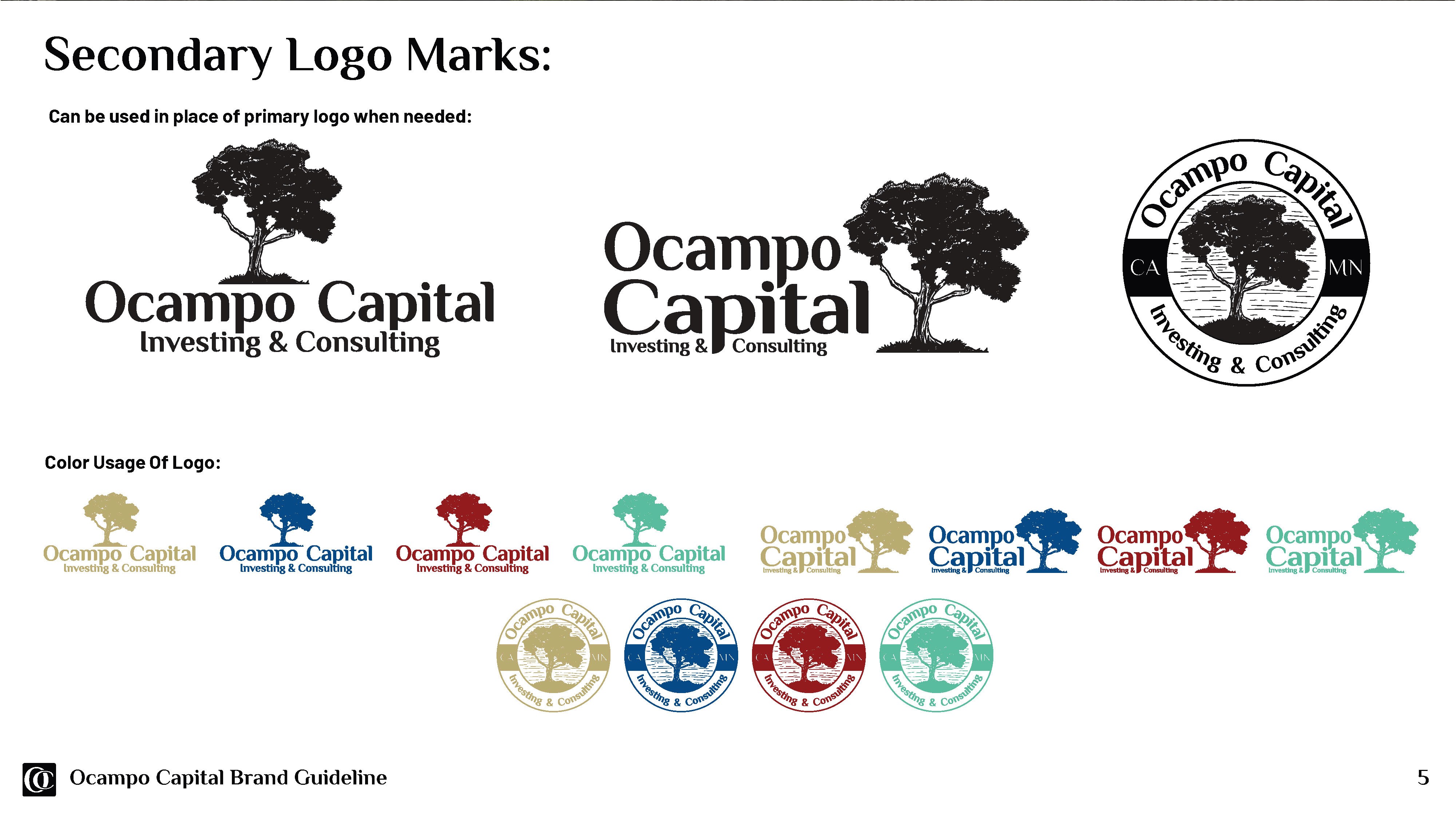Ocampo Capital Brand Deck