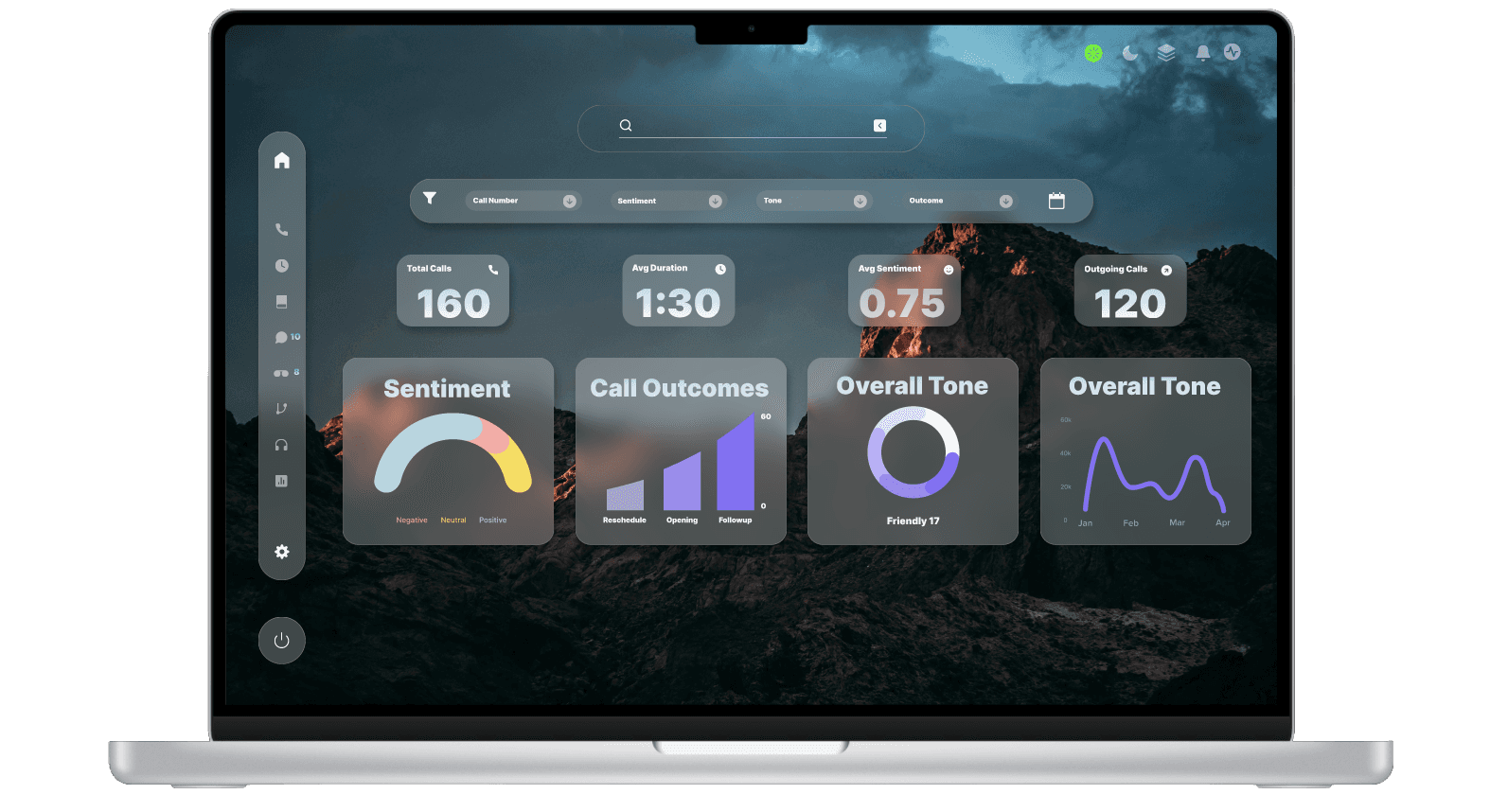 image of softphone software