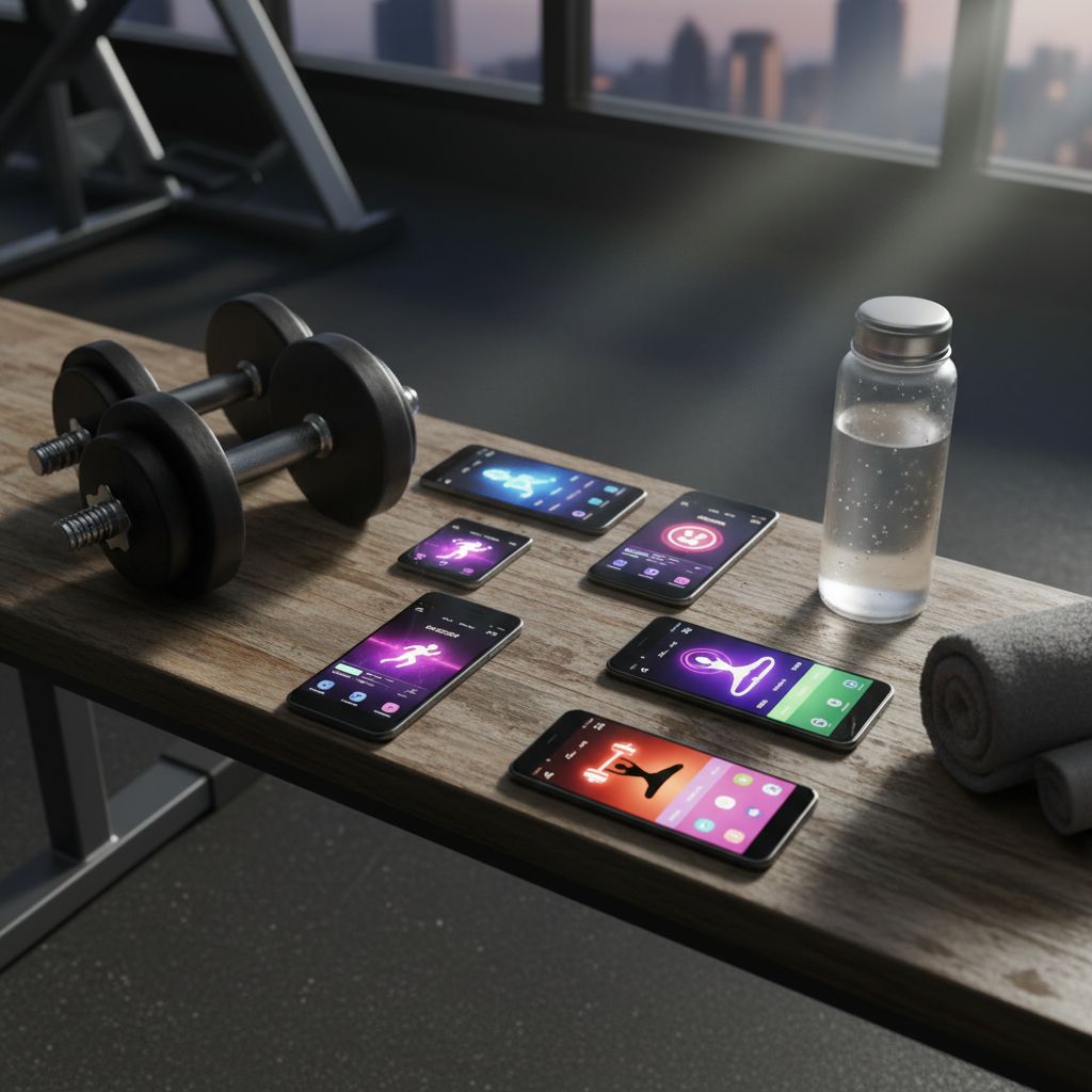 Comparison of workout tracking apps on smartphones in gym setting