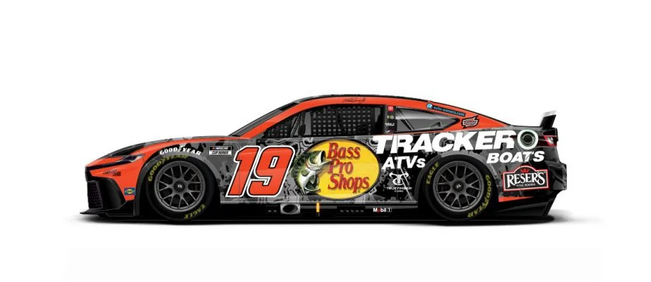Martin Truex Jr. will drive the No. 19 Bass Pro Shops Toyota.