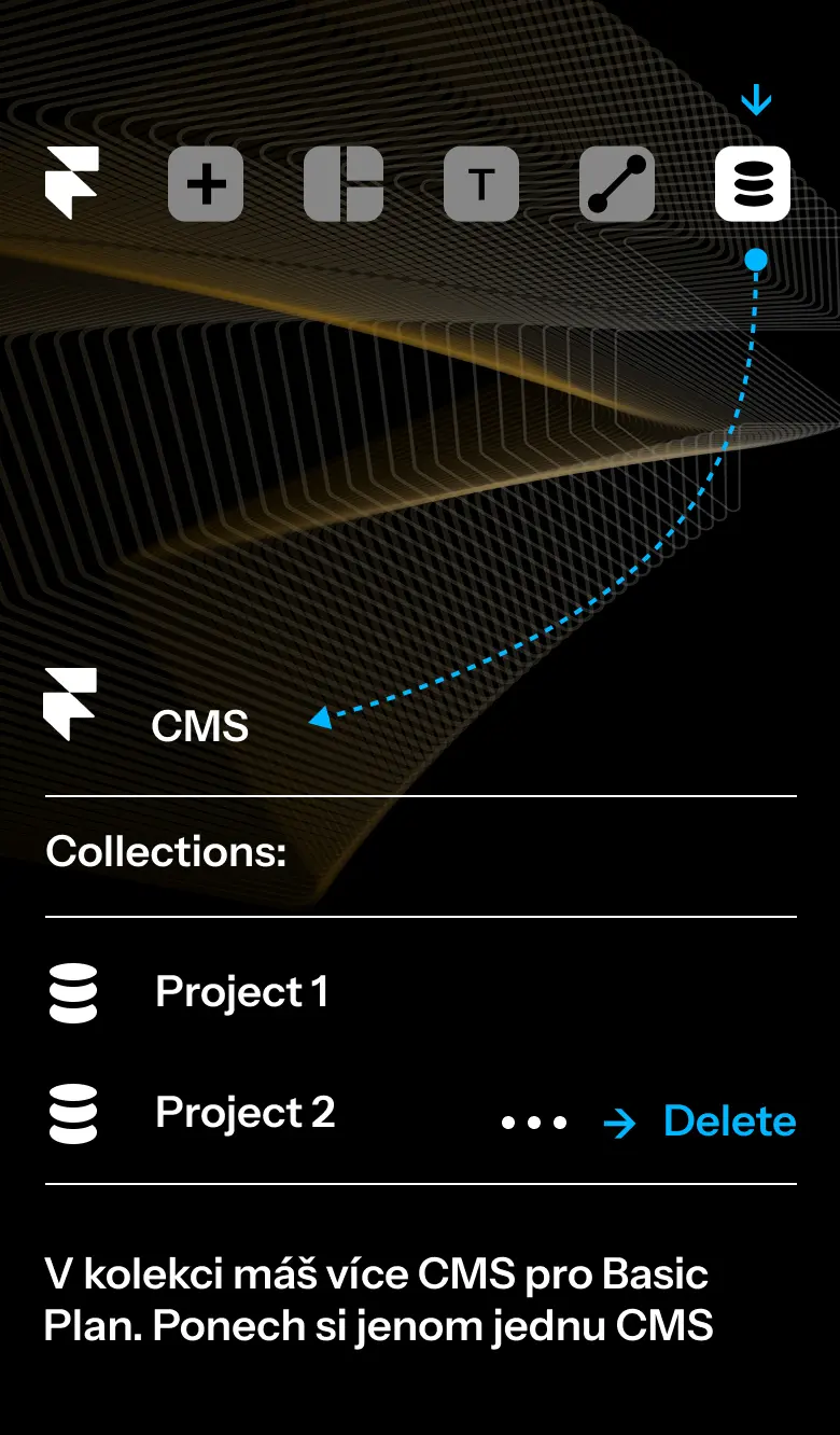 Hero image featuring a greyscaled communication platform on an abstract background.