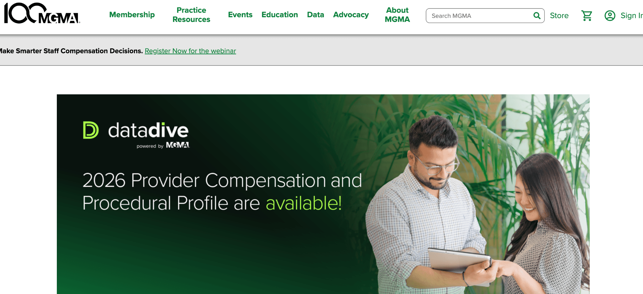 5. MGMA: Best for medical group & practice leaders