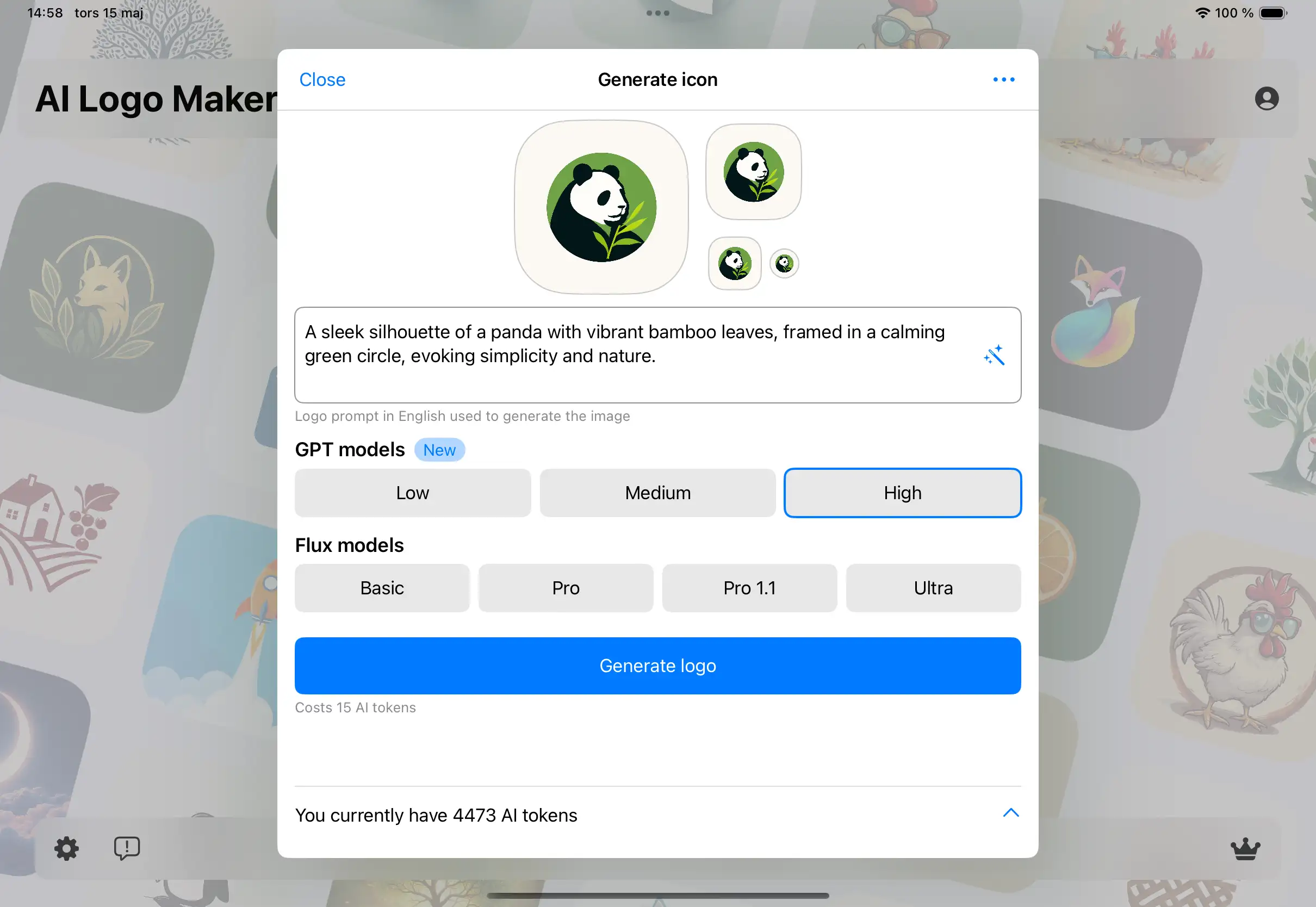 AI Logo Maker examples