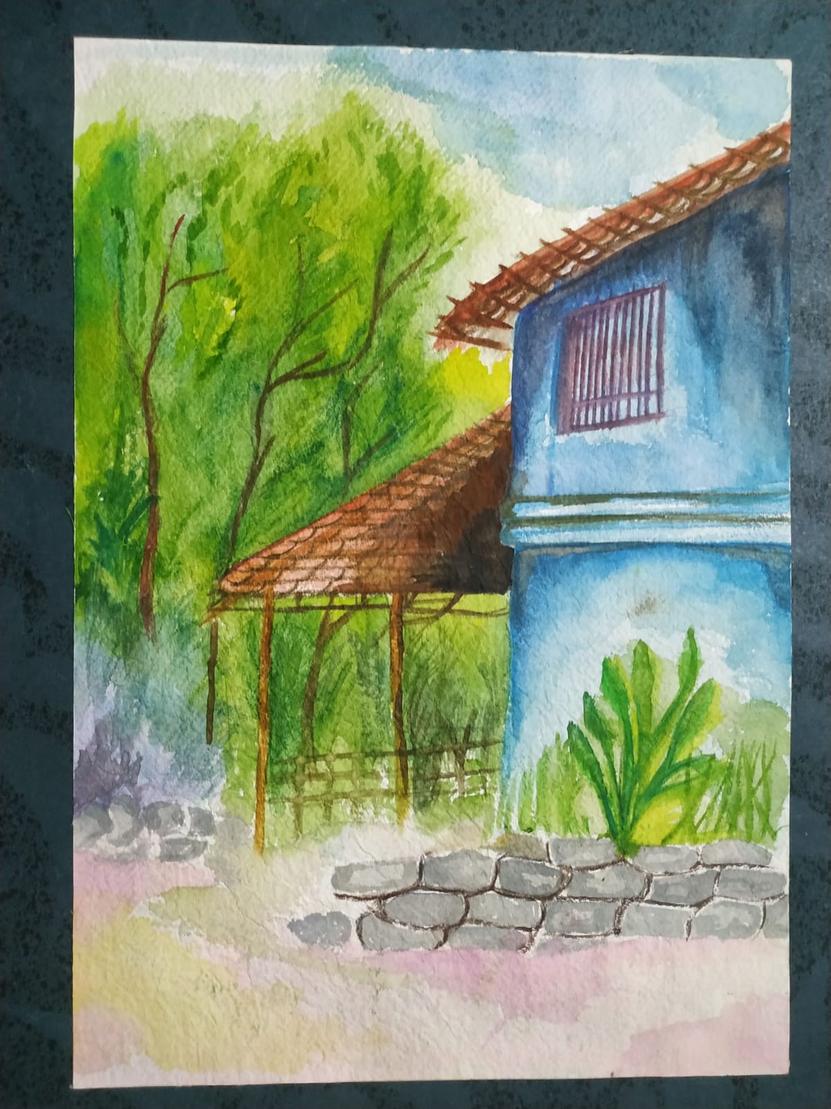 a person standing in front of a building