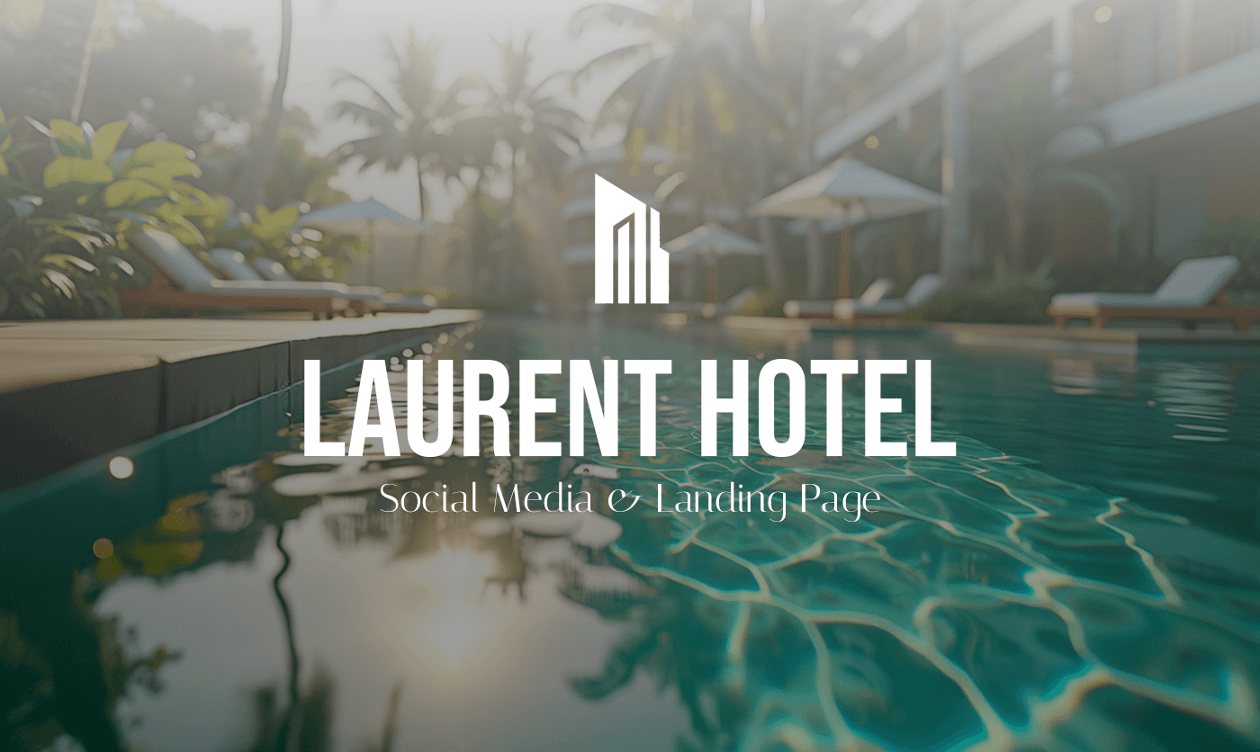 Thumbnail of Laurent Hotel showcasing logo, created by Zjanique Pieternelle