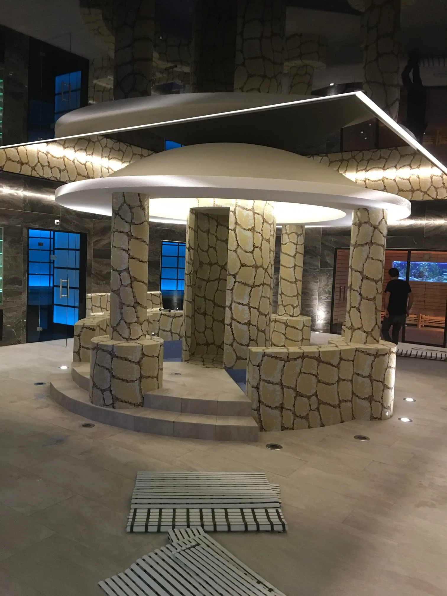 Dekorative Innen Malerarbeiten Steinoptik Wand Zürich