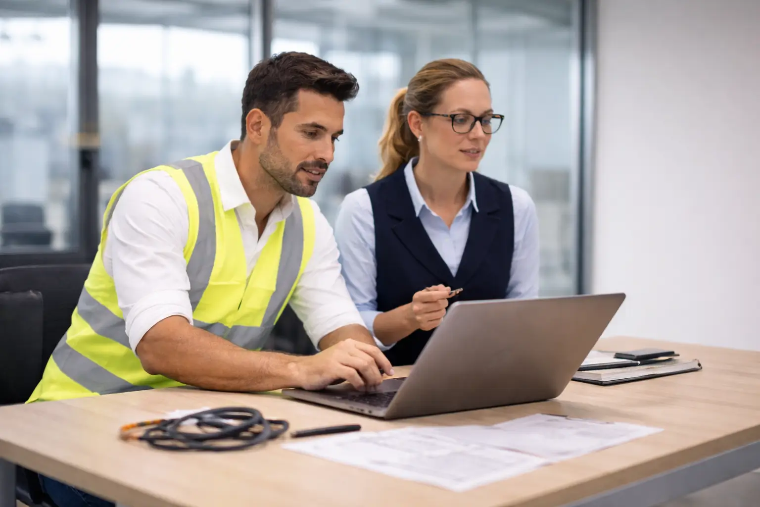 time lapse photography of truck going on bridge