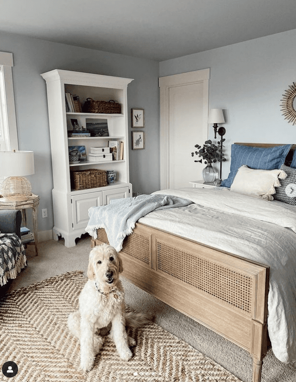 Melissa Michaels, bedroom with dog