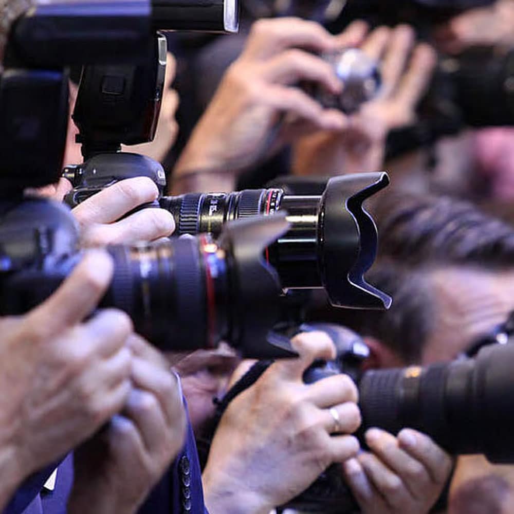 Bild von Leuten mit Kameras