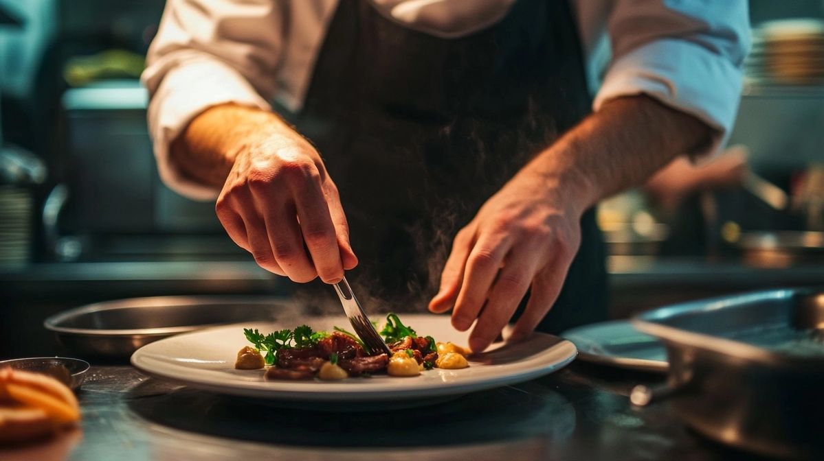 PASTA 9 Toronto chef plating pasta with precision, highlighting the detail, craft, and care in every Italian-inspired creation