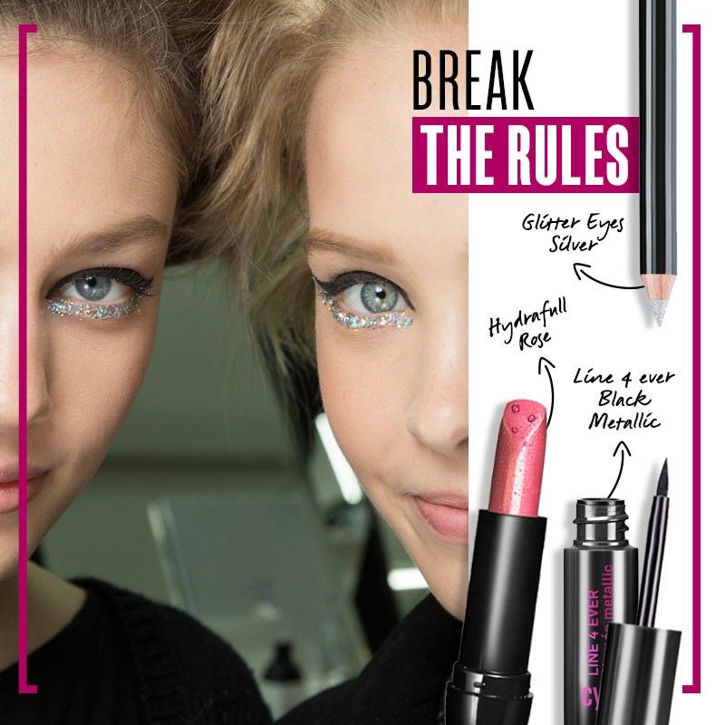 Delineado bajo: Break the rules| Fuente: Pinterest
