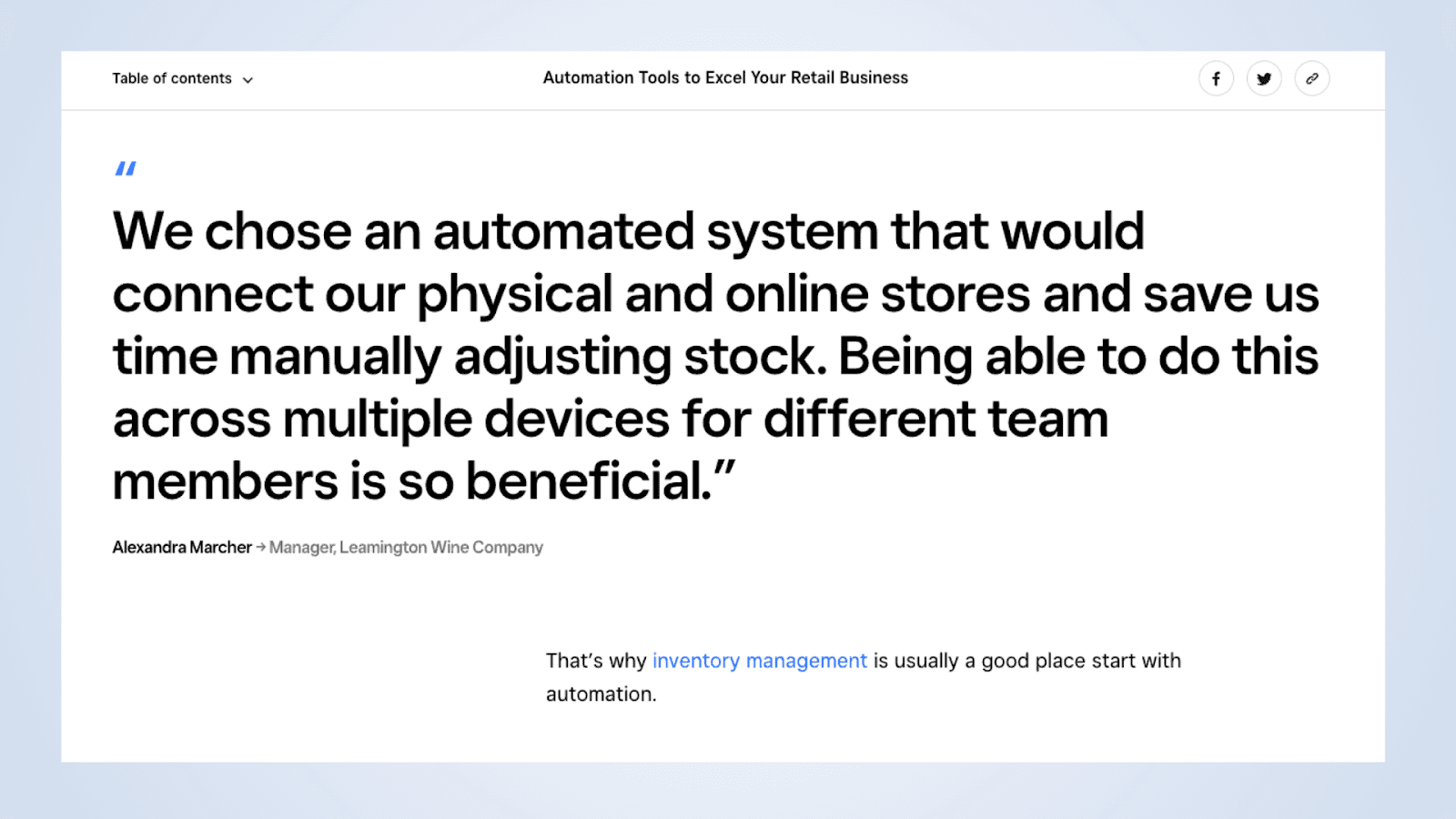 Retail inventory management with Square for Retail