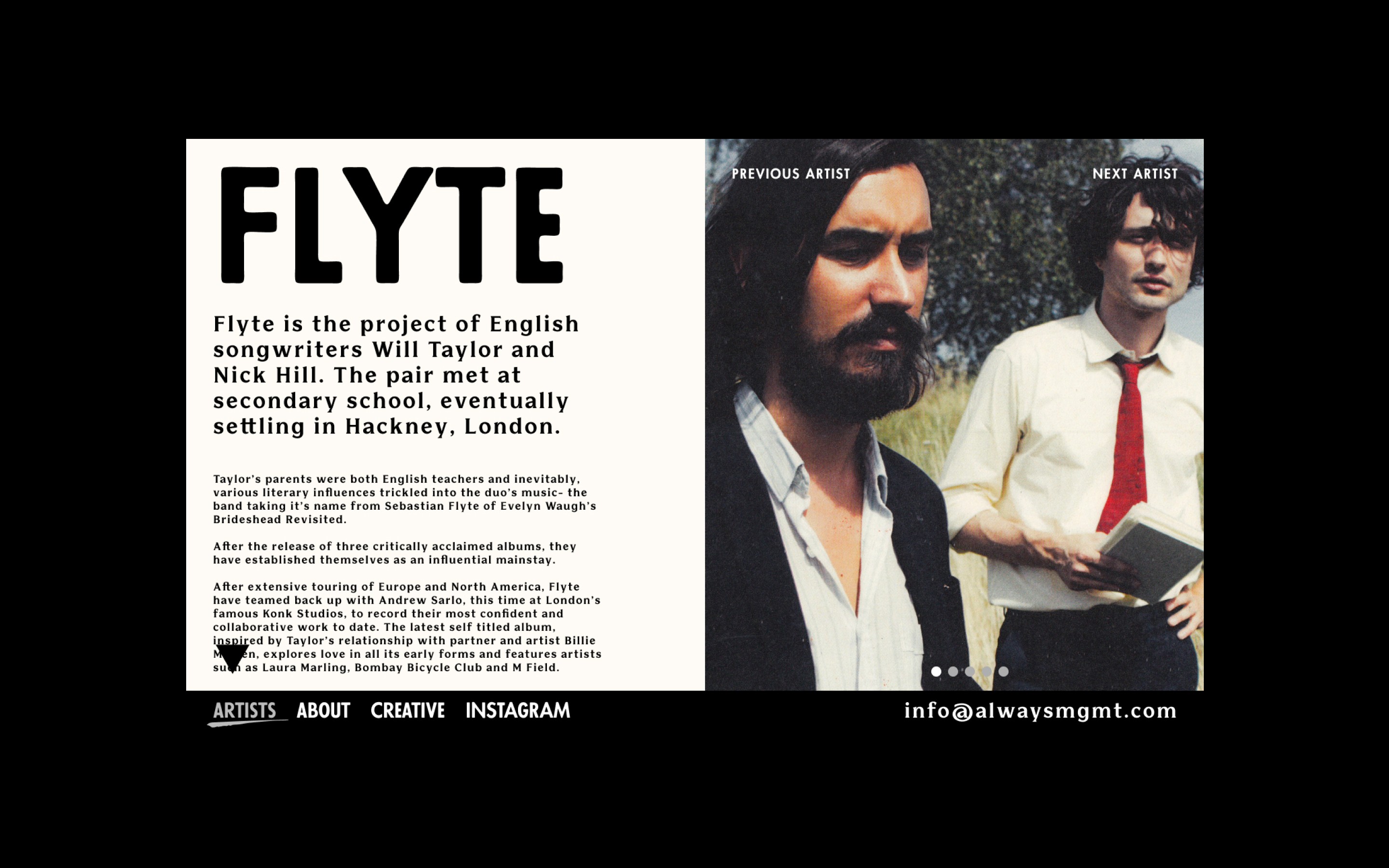 Always Management – GEORGE COSBY STUDIO | Brand Worlds Built At Moments Of Change