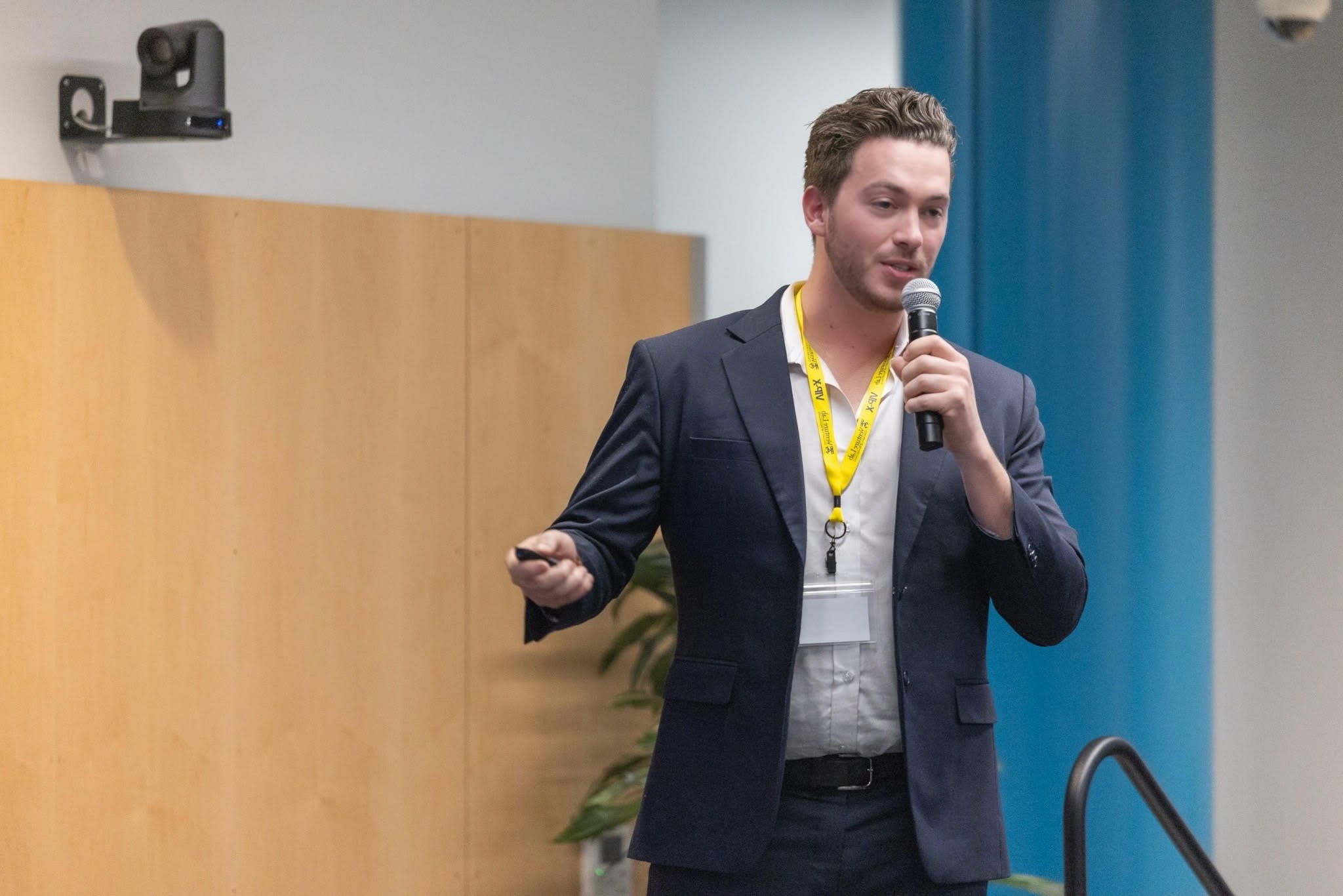 a building with trees and plants