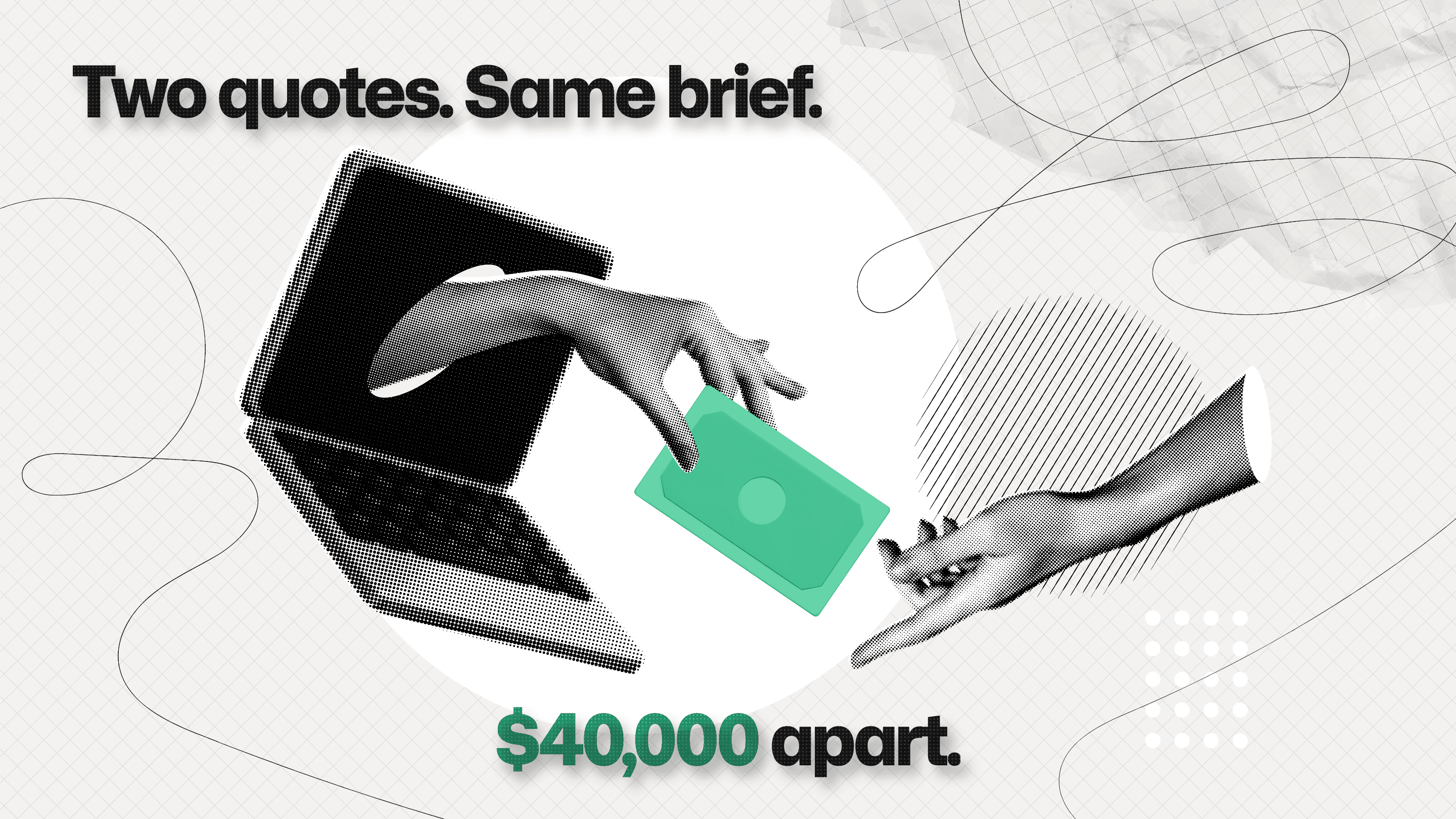 Two Video Production Quotes, Same Brief, $40,000 Apart