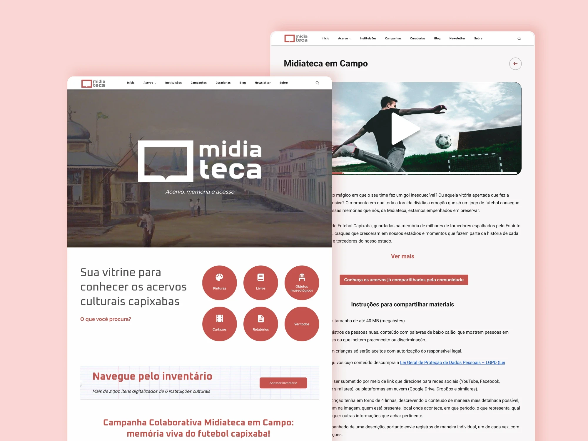 Telas do projetos