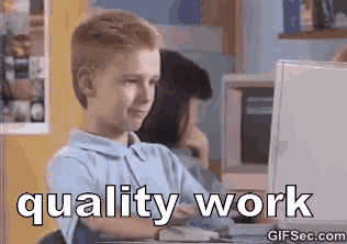 Boy Reacts to 'Quality Work'