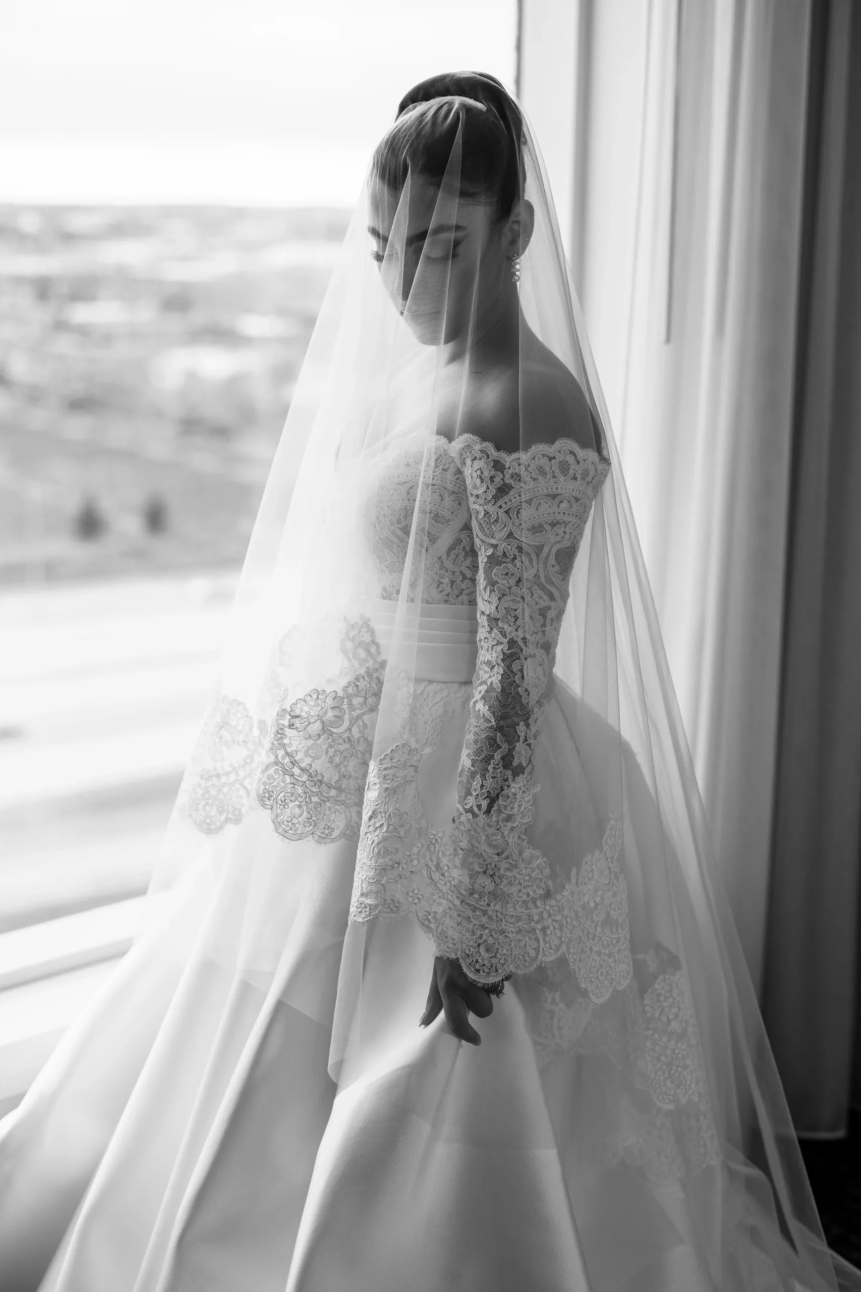 A black female model