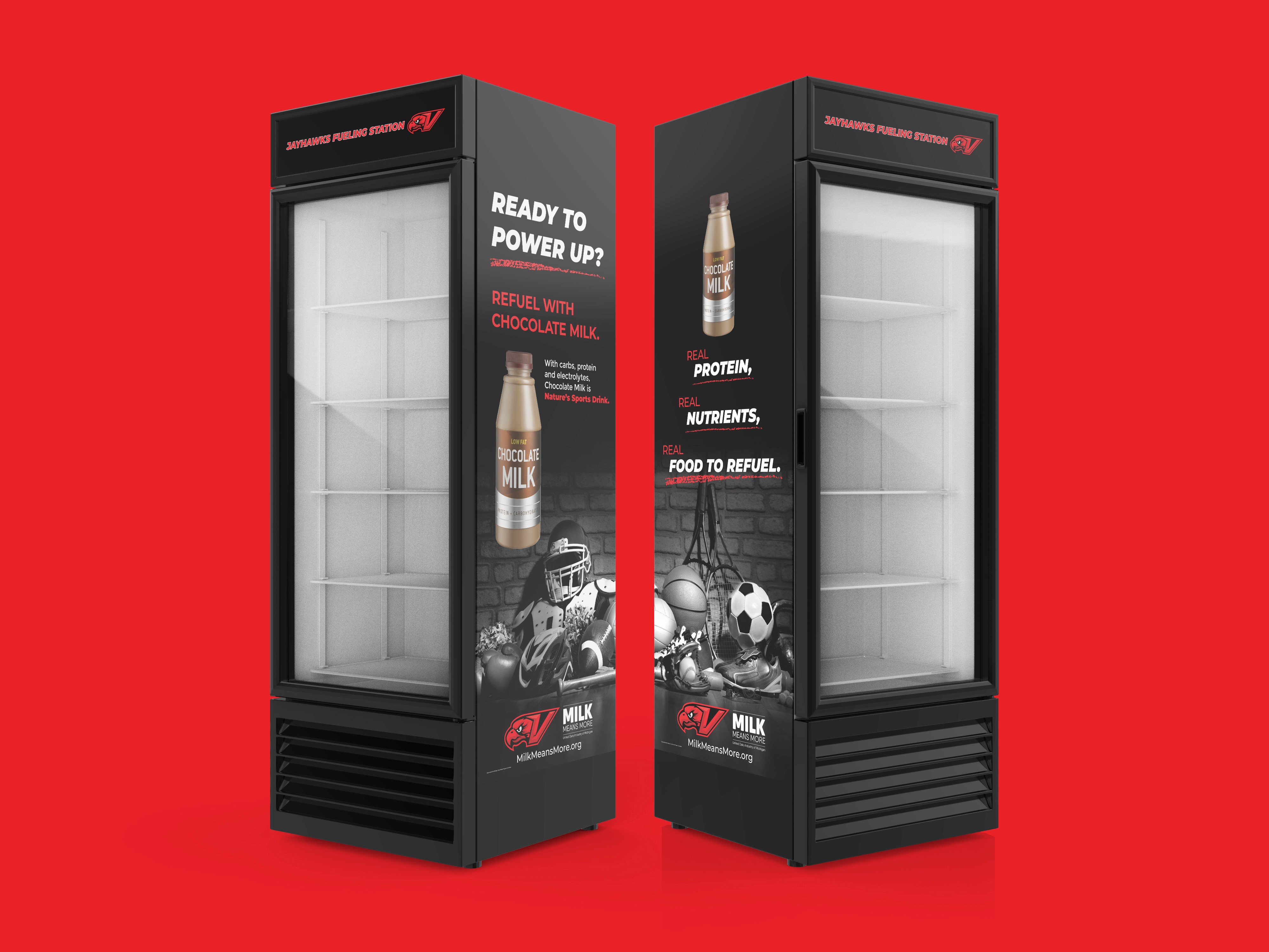 Mockup of drink fridge design