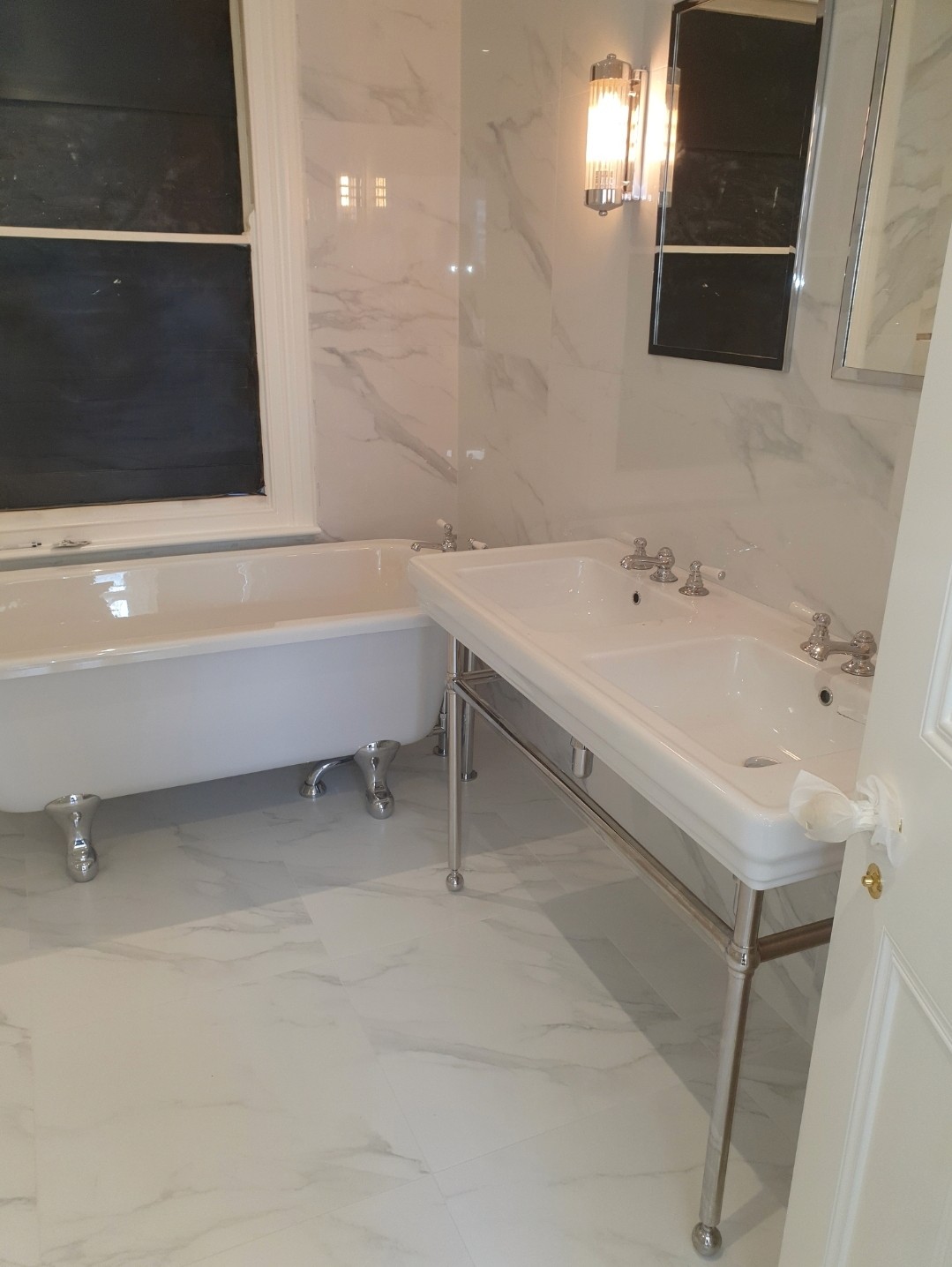 Beautiful bathroom renovation in north london