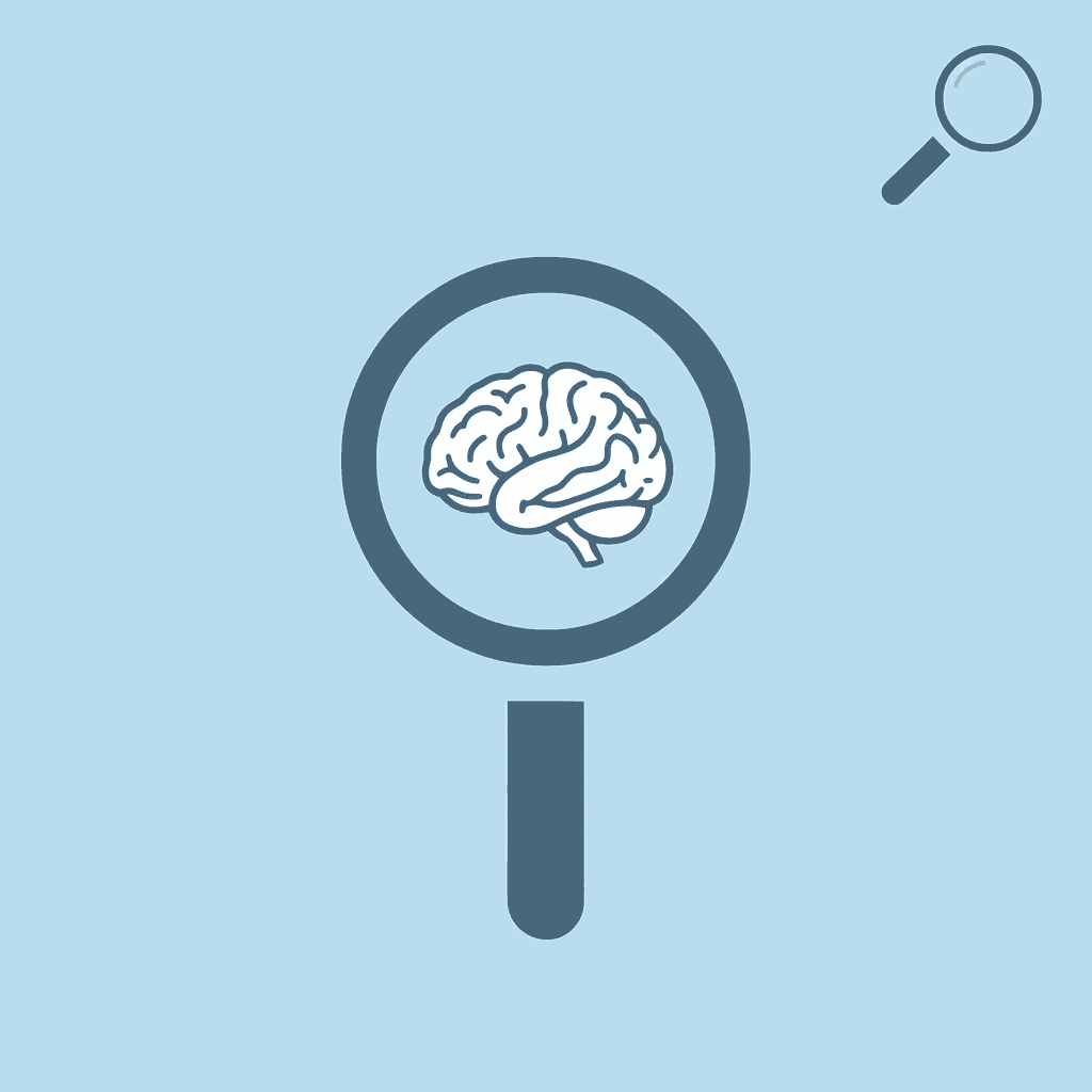 Magnifying glass icon representing the difficulty of catching critical details under cognitive overload