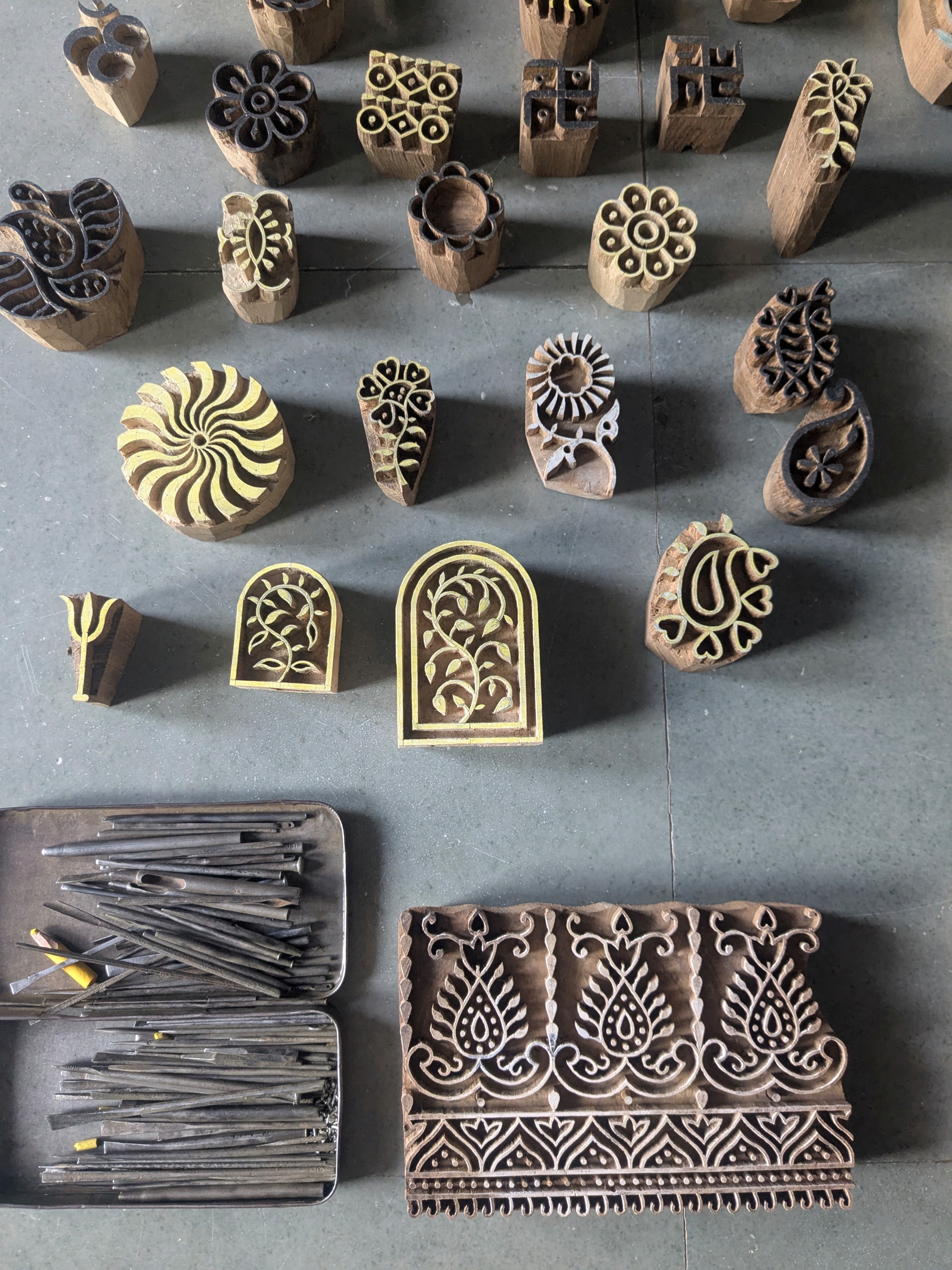 Wood Block and tools