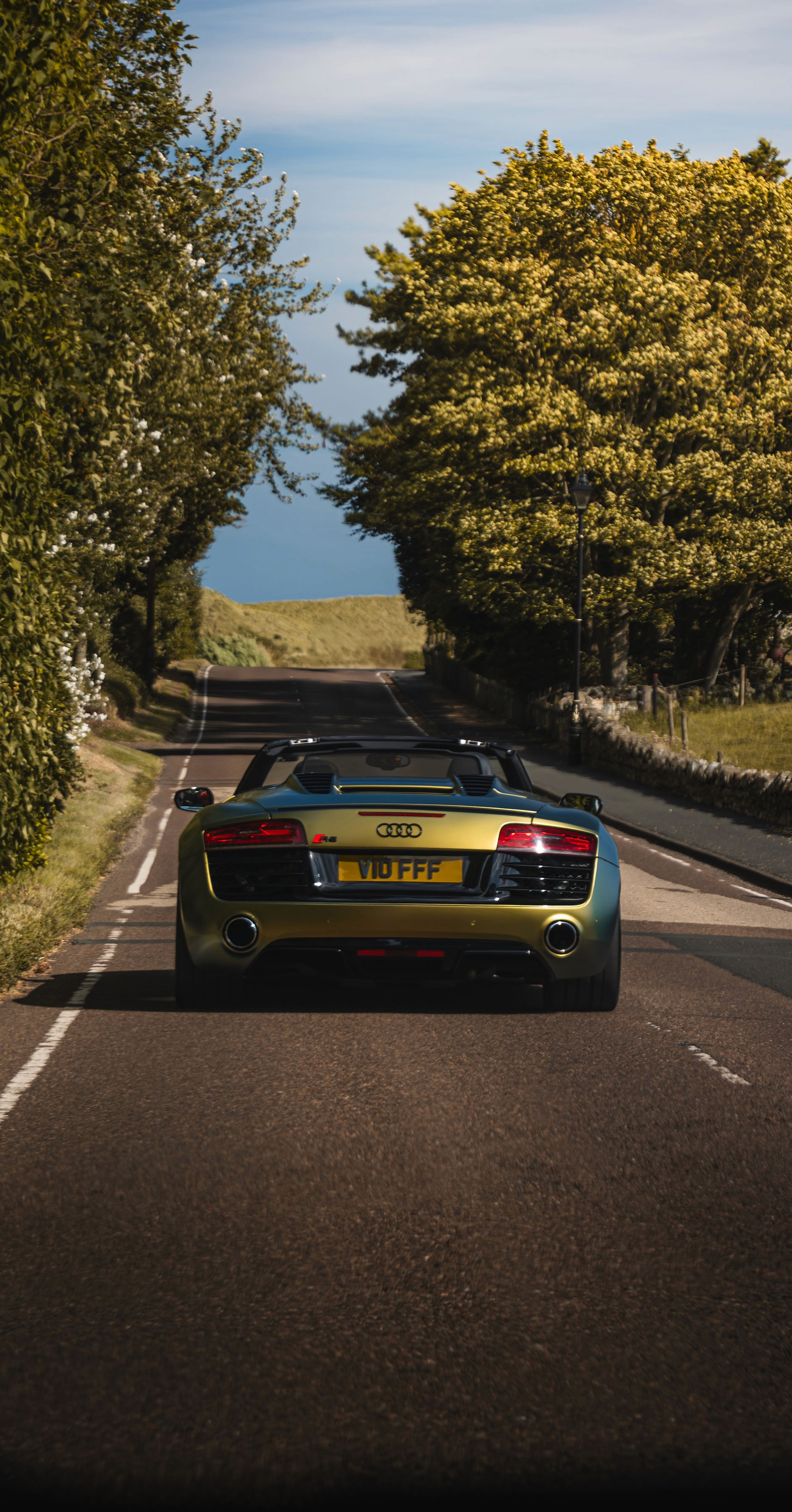 Audi R8 shoot in the countryside