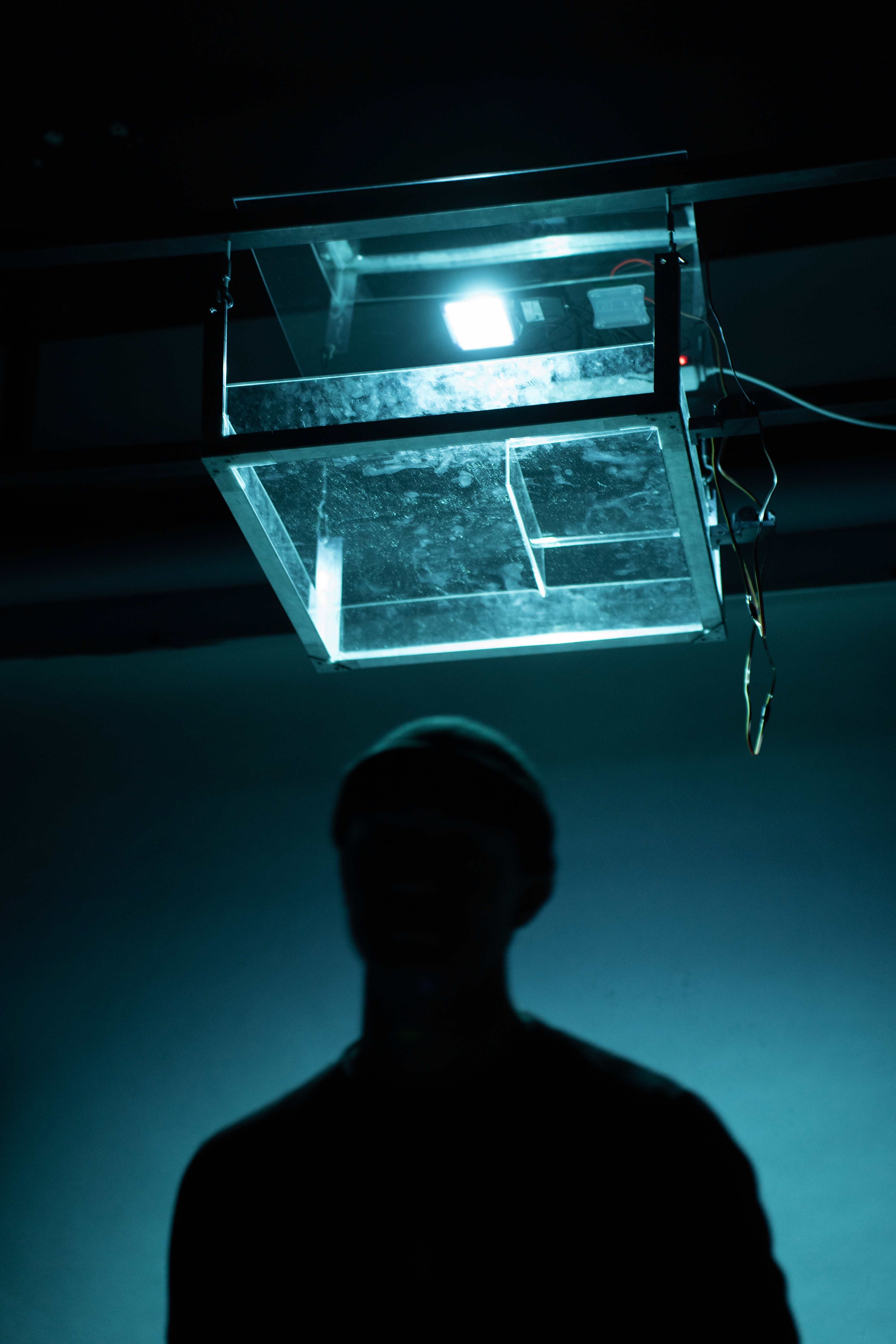 Trauer-Skulptur von Unten