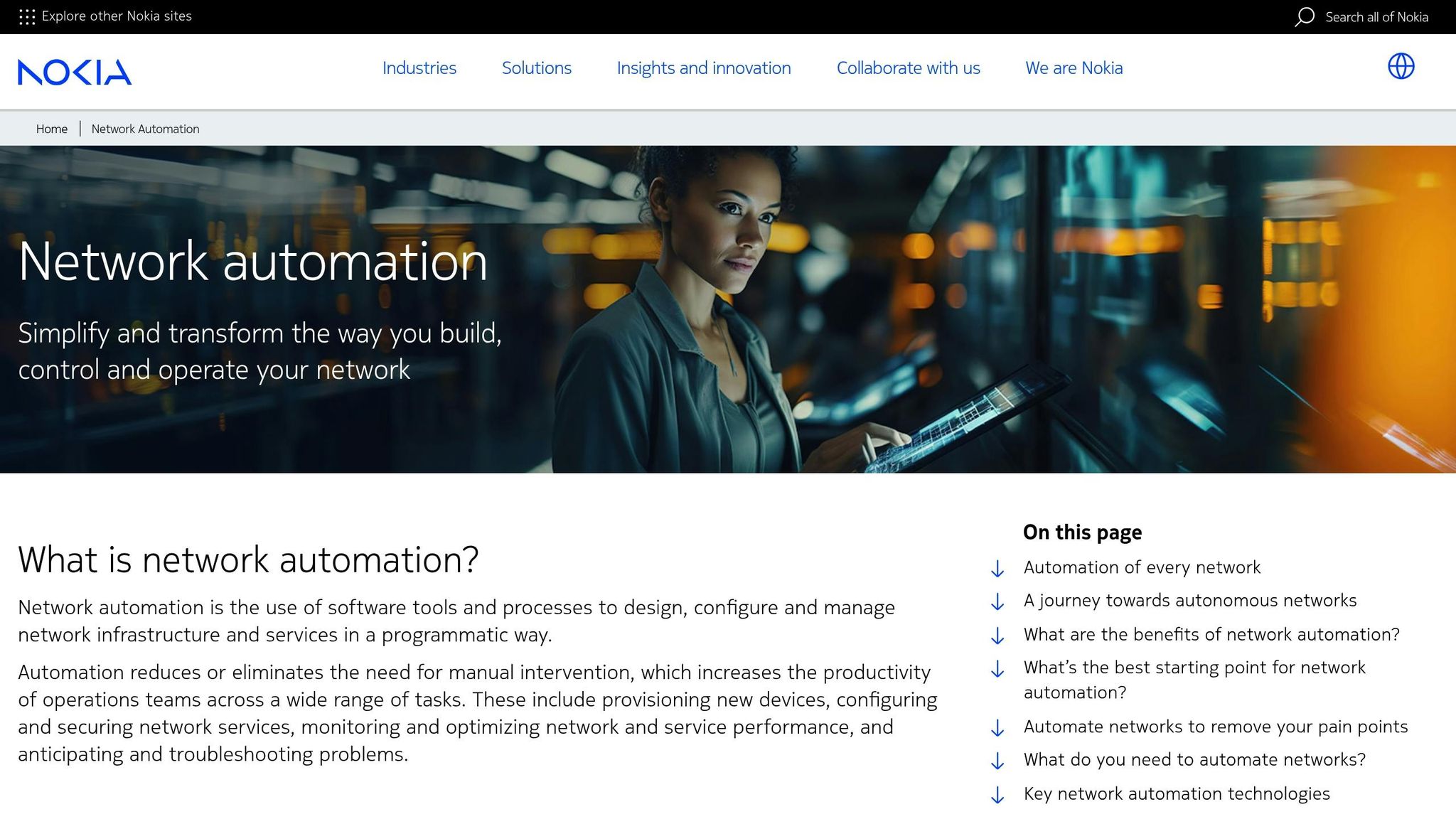 Nokia AI Operations Automation