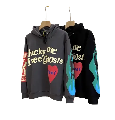 Lucky Me, I See Ghosts Hoodie
